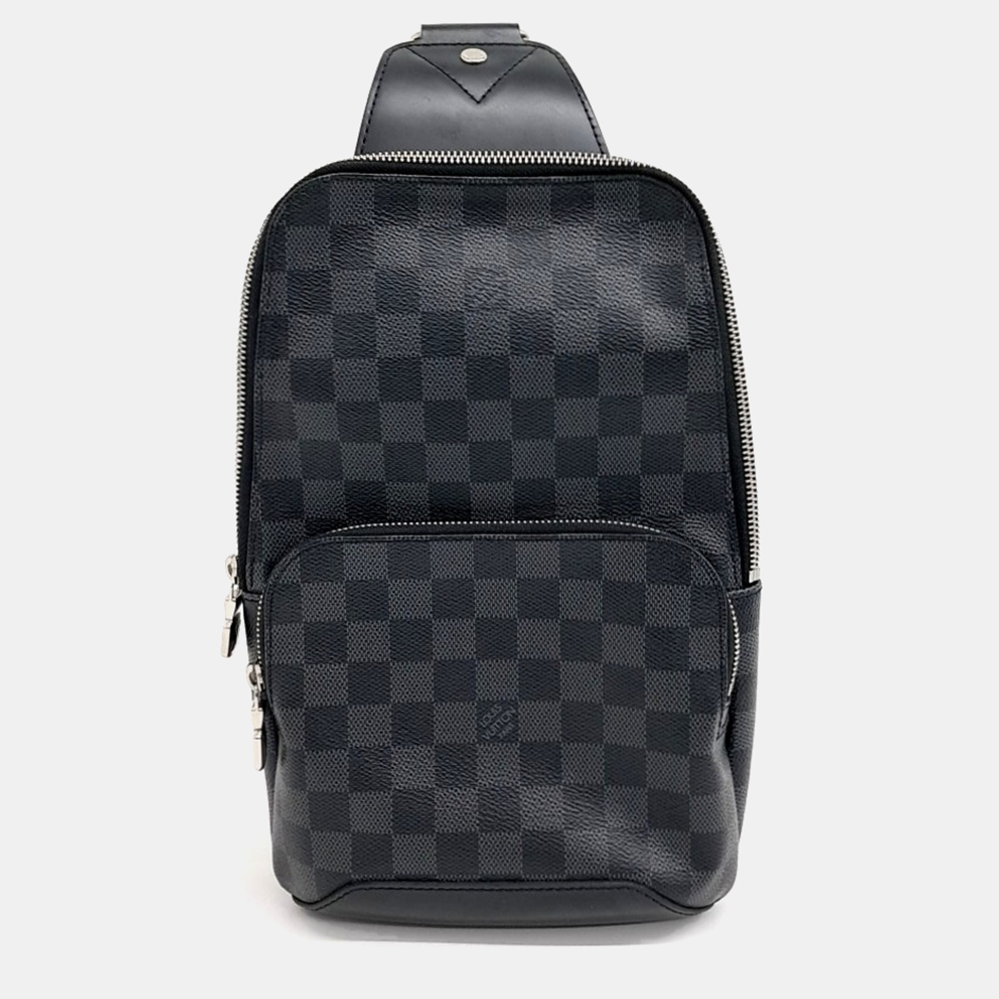 

Louis Vuitton Graphite Avenue Black Canvas Slingback