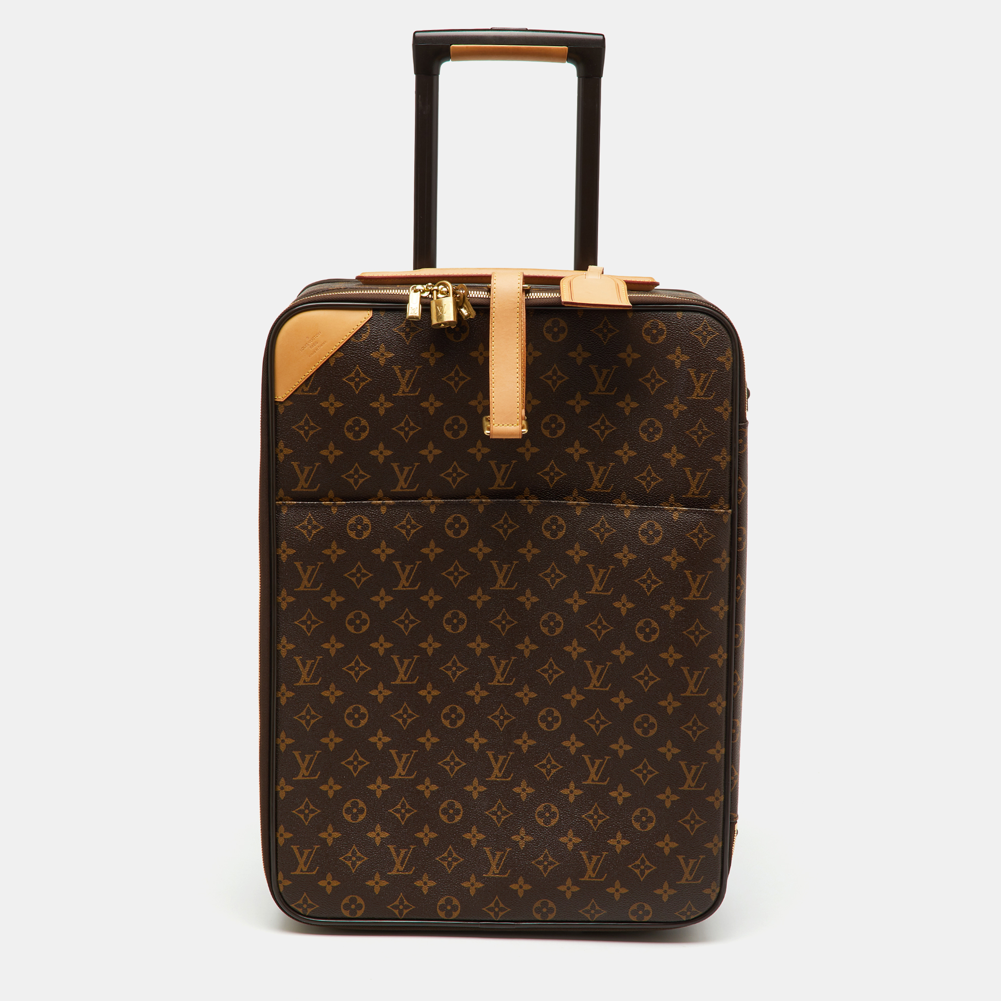 

Louis Vuitton Monogram Canvas Pegase 50 Business Luggage, Brown