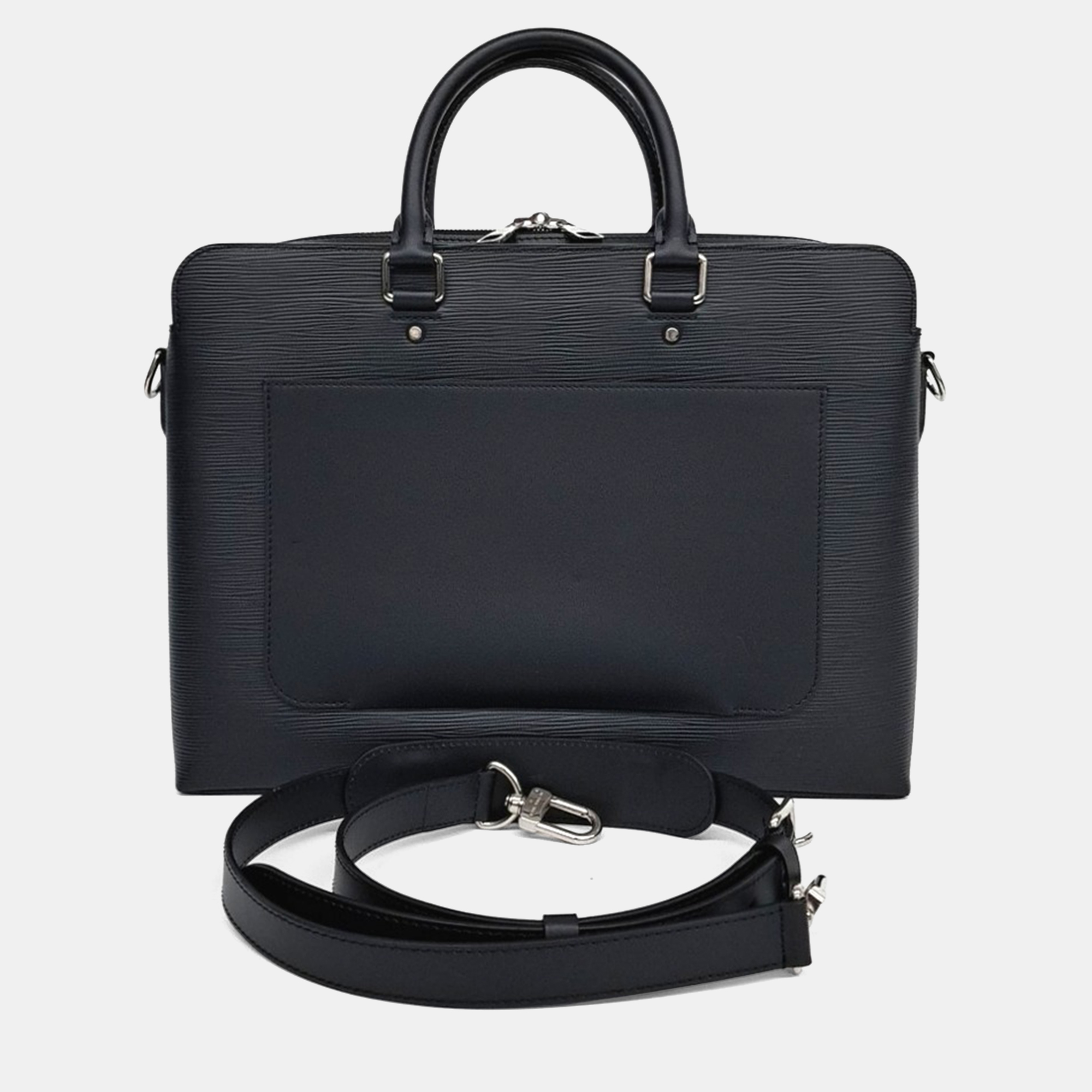 

Louis Vuitton Black Leather Epi Brooks Briefcase
