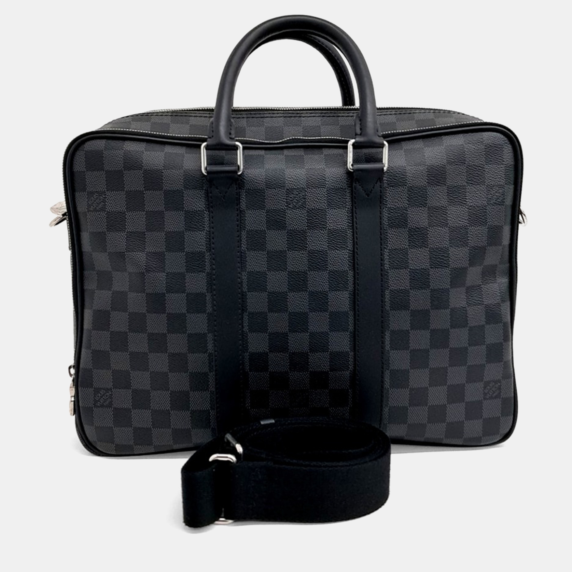 

Louis Vuitton Black Coated canvas Graphite E-Care