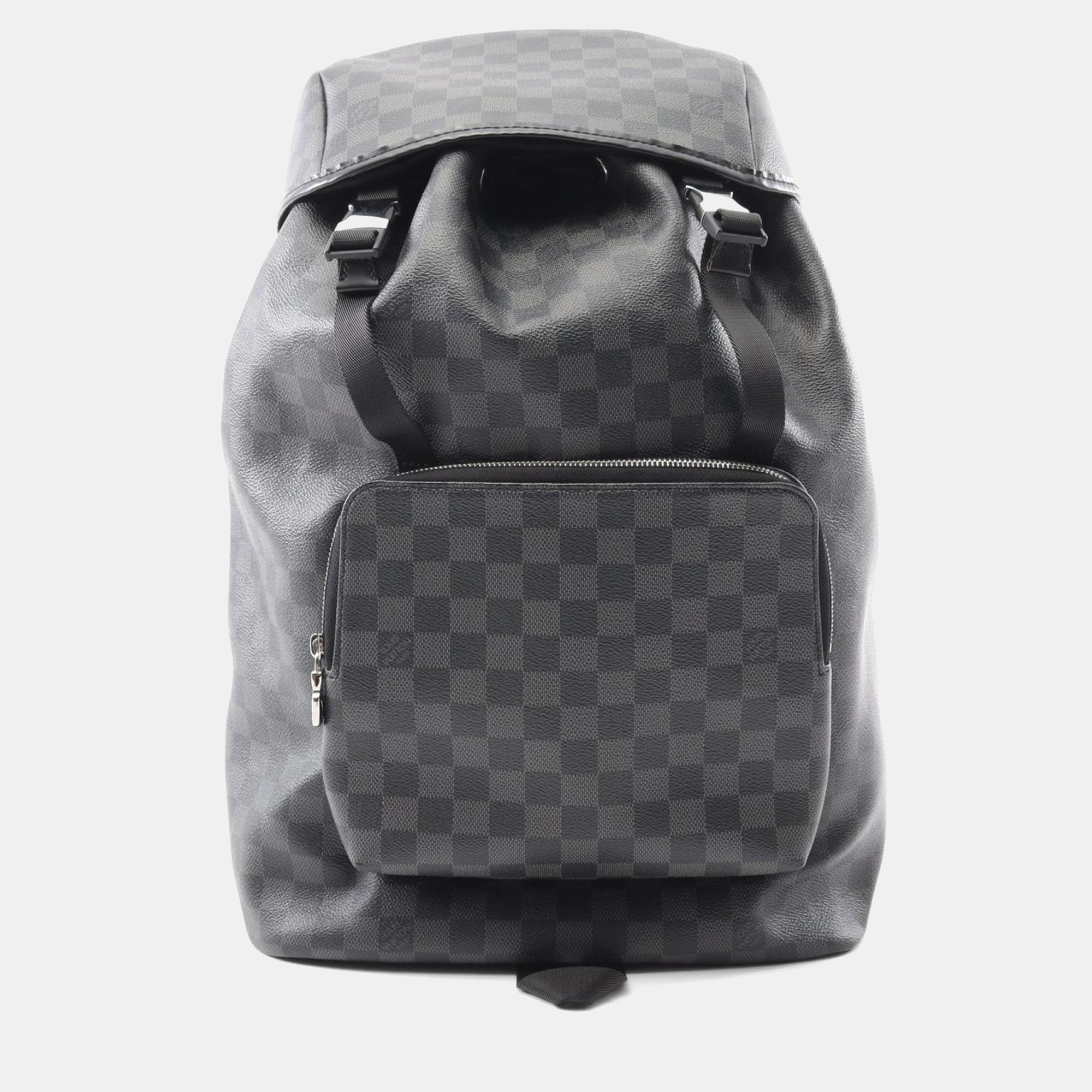 

Louis Vuitton Backpack Coated Canvas And Leather With Damier Graphite Pattern Black