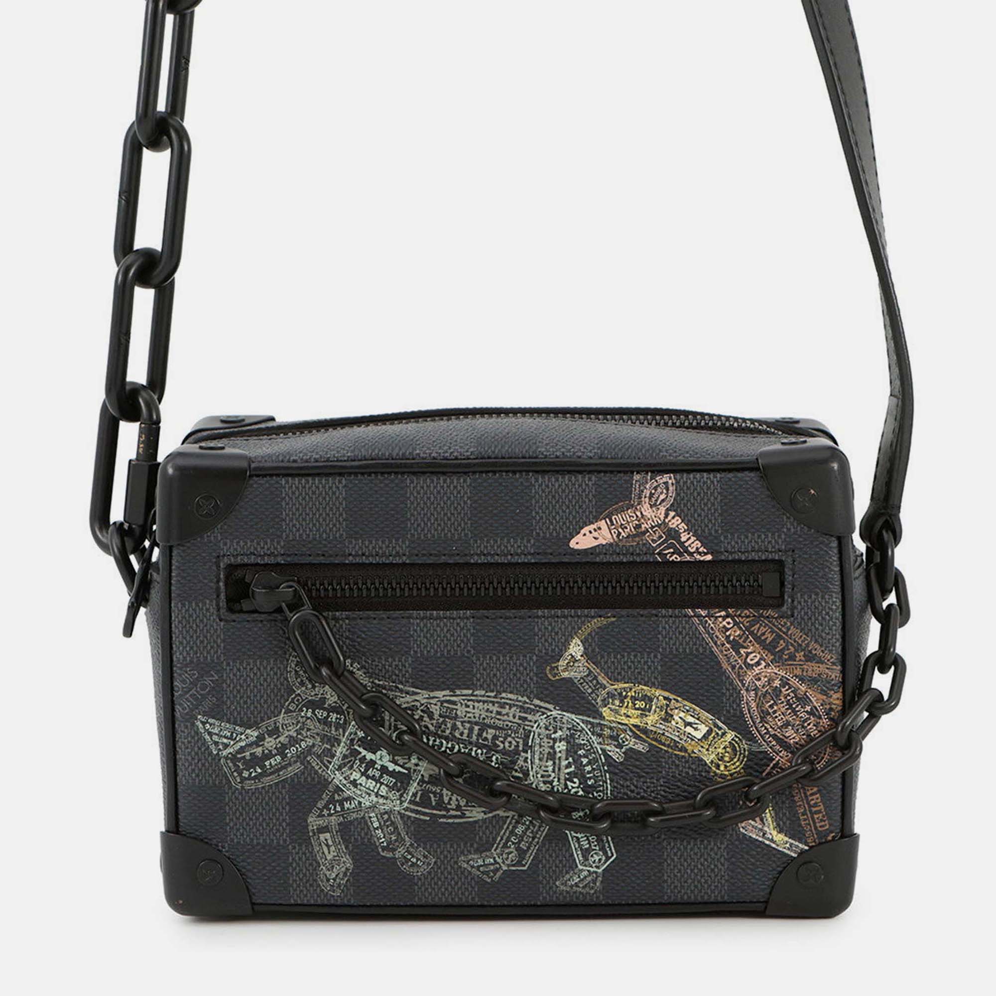 

Louis Vuitton Soft Trunk Mini Black Damier Graphite Canvas Crossbody Bag