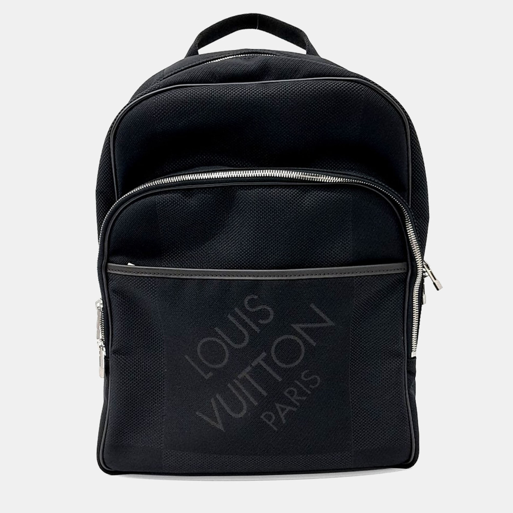 

Louis Vuitton Black Fabric Damier-GÃ©ant Bongo Backpack