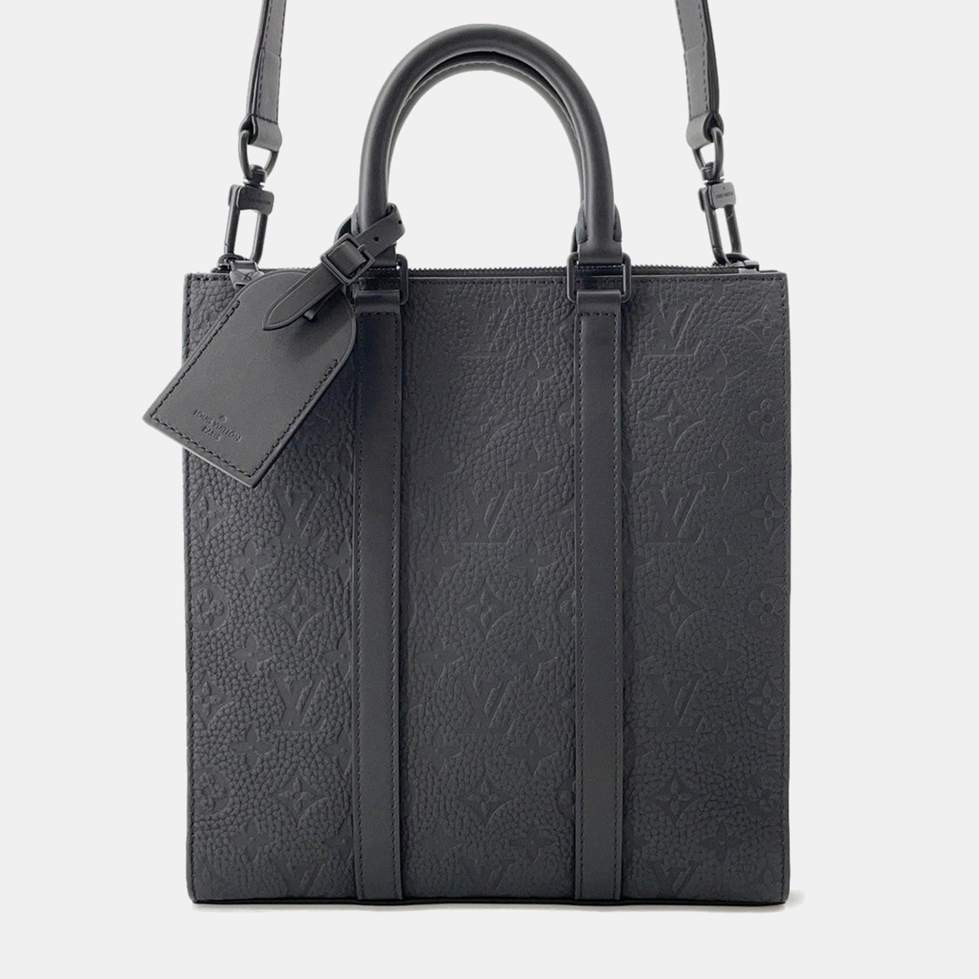 

Louis Vuitton Sac Plat Noir Monogram Taurillon, Black