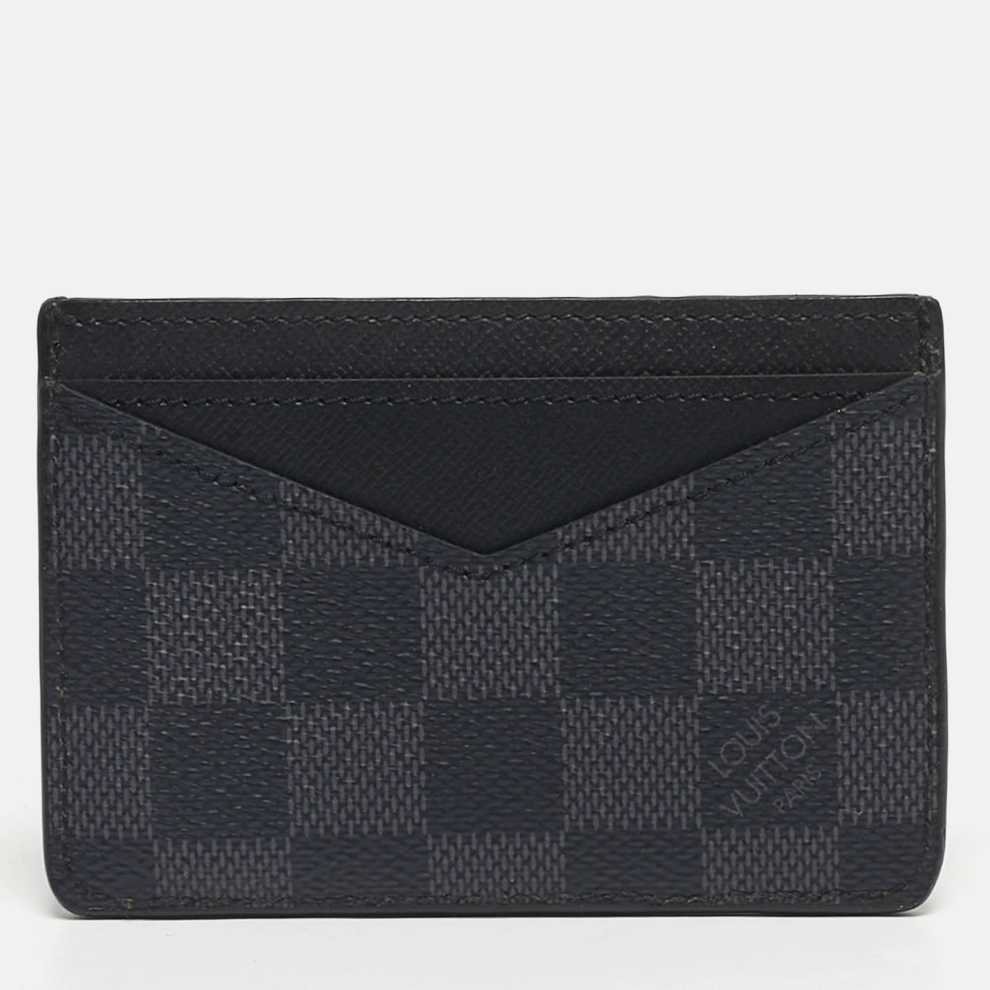 

Louis Vuitton Damier Graphite Canvas Neo Card Holder, Black