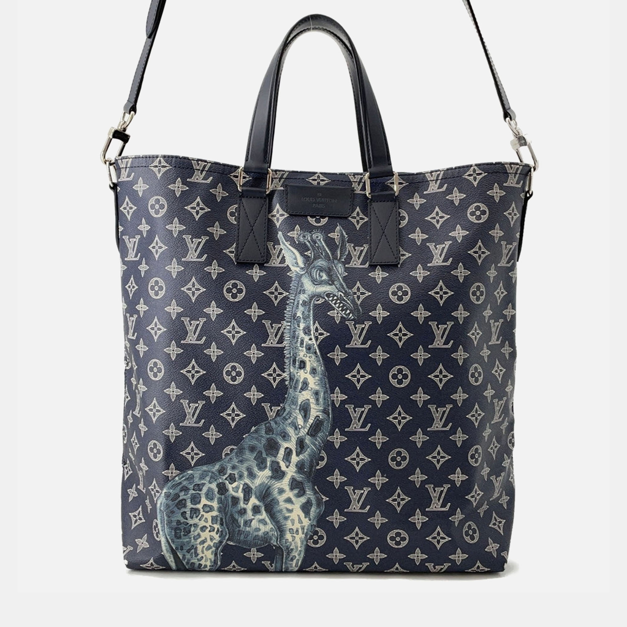 

Louis Vuitton Monogram Savannah Chapman Brothers Navy Monogram Canvas Tote Bag, Blue