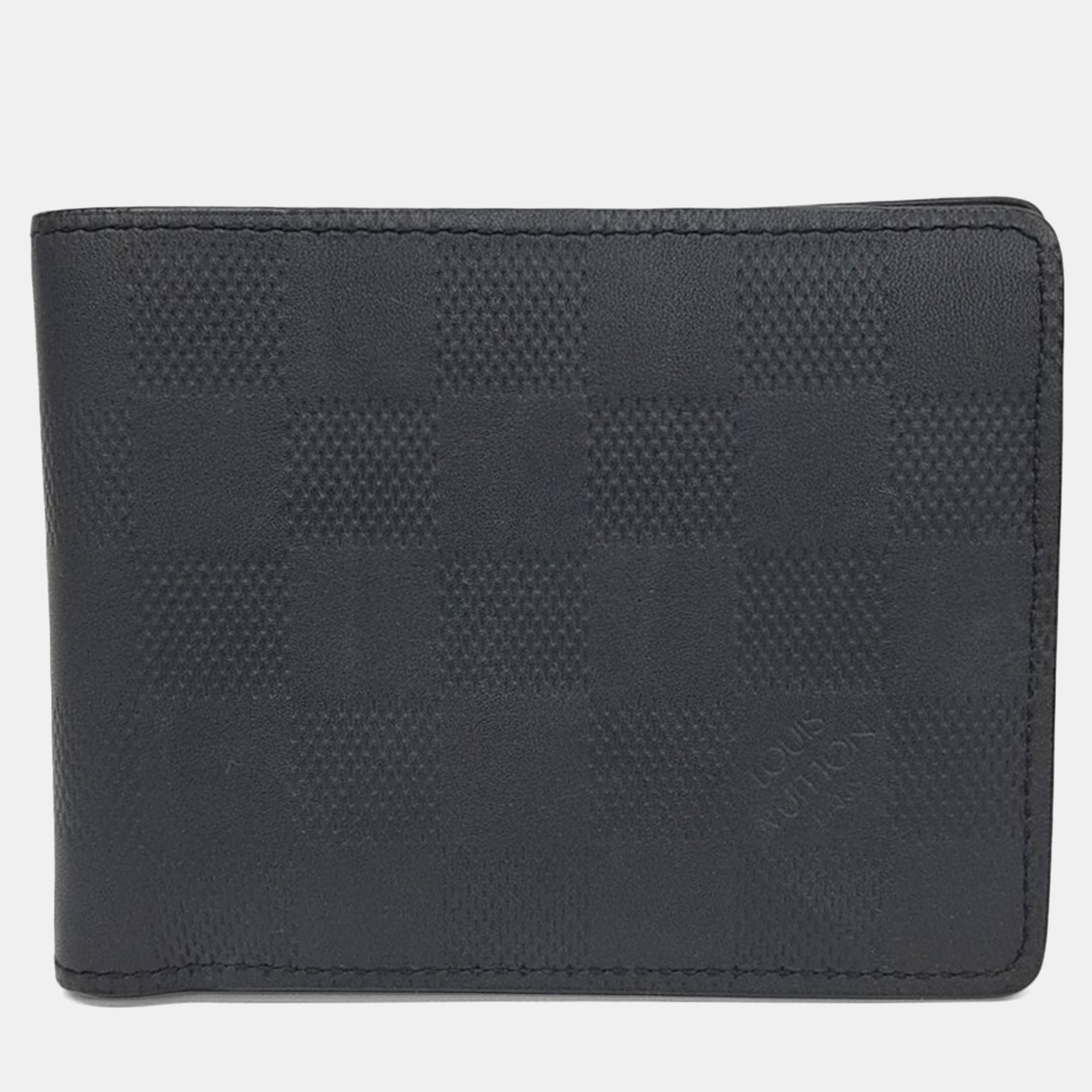 

Louis Vuitton Damier Infini Leather Multiple Wallet, Black
