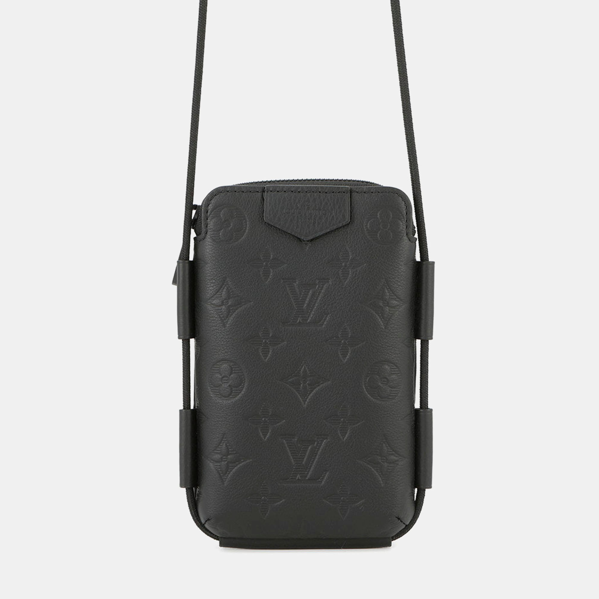 

Louis Vuitton Lace-Up Pouch Black Monogram Shadow