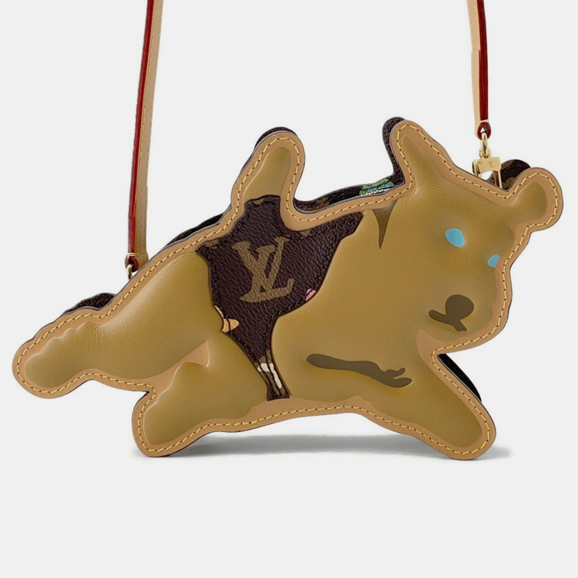 

Louis Vuitton Shoulder Bag Monogram Craggy Dog On Strap, Brown