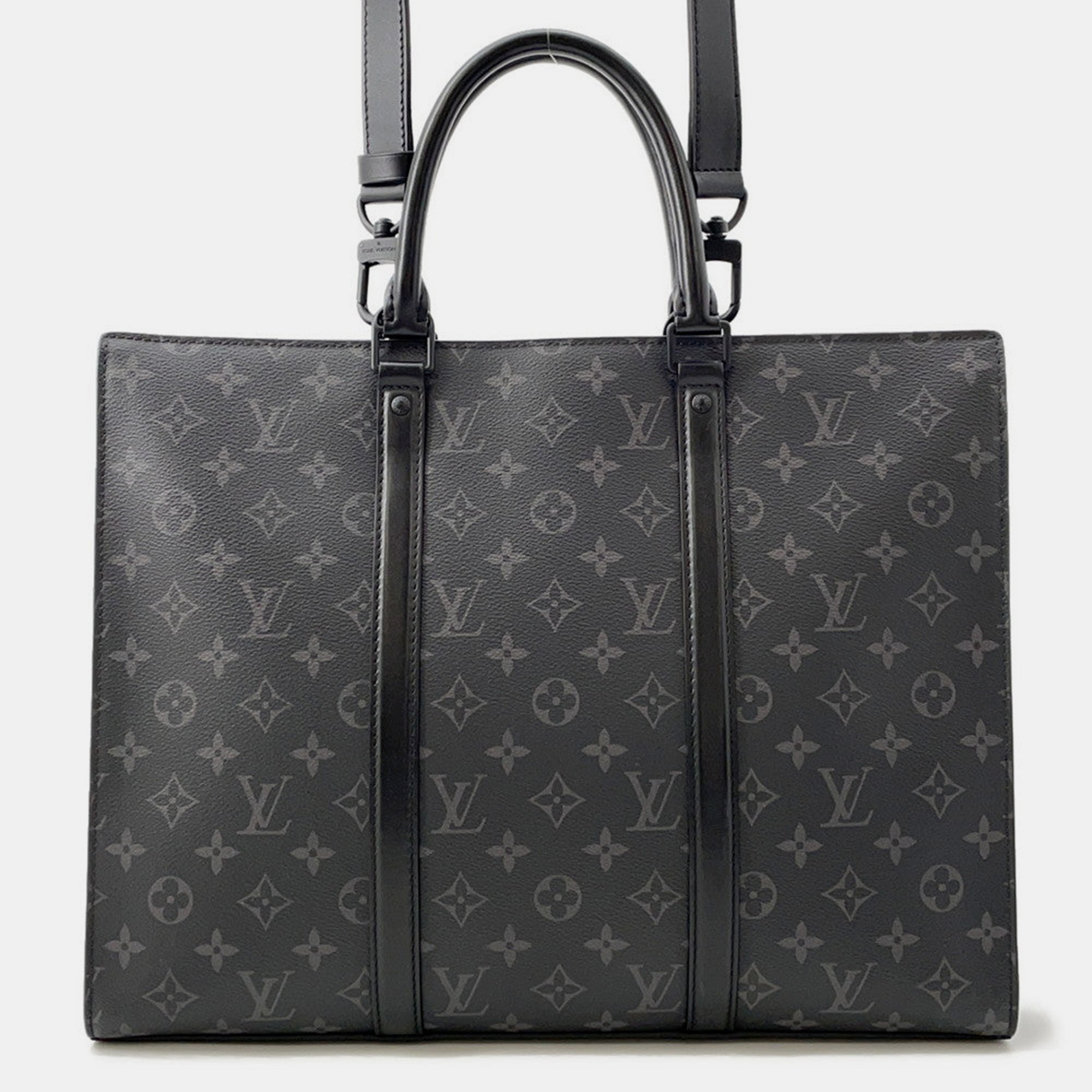 

Louis Vuitton Sac Plat / Horizontal Zip Noir Monogram Eclipse, Black