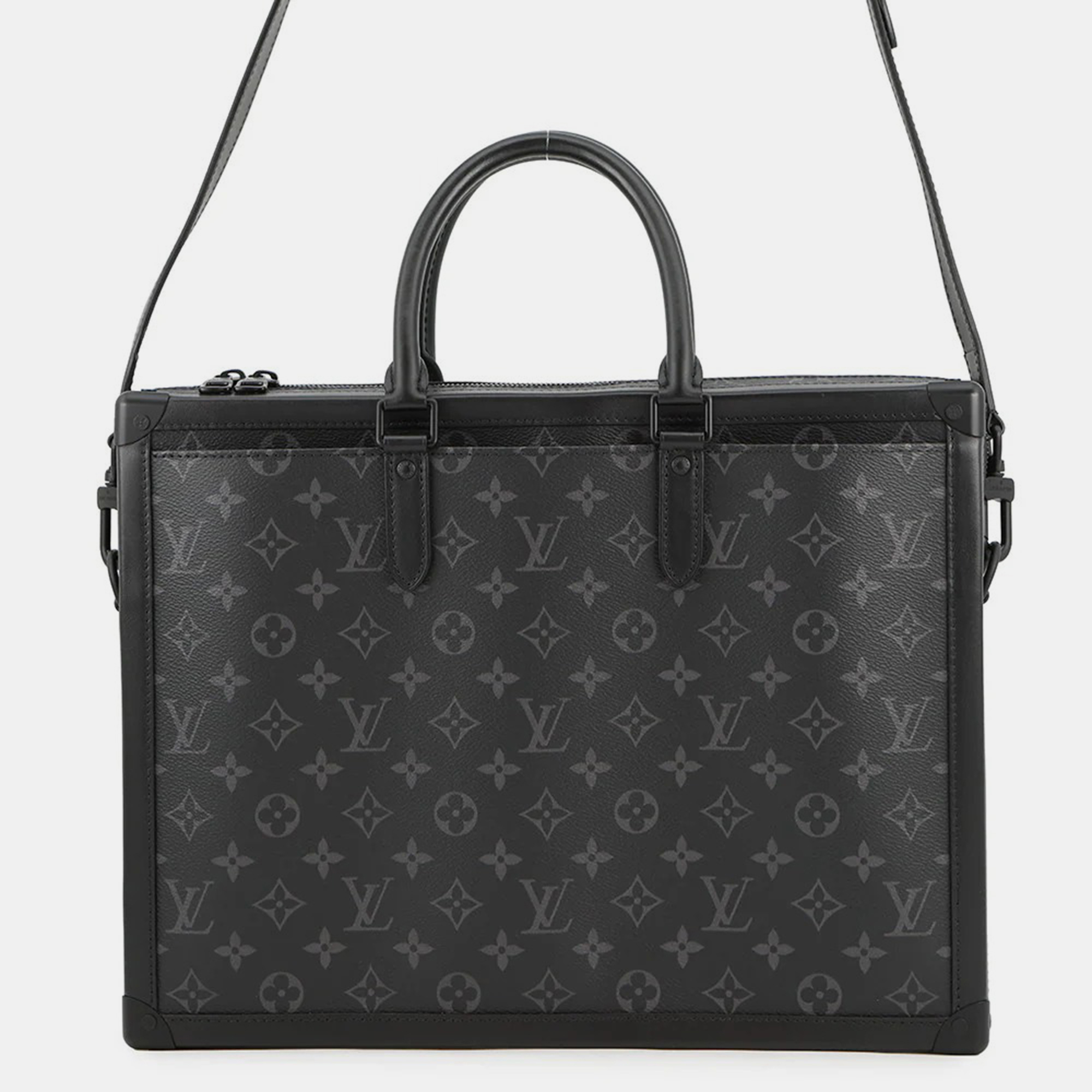 

Louis Vuitton Soft Trunk Briefcase Noir Monogram Eclipse, Black