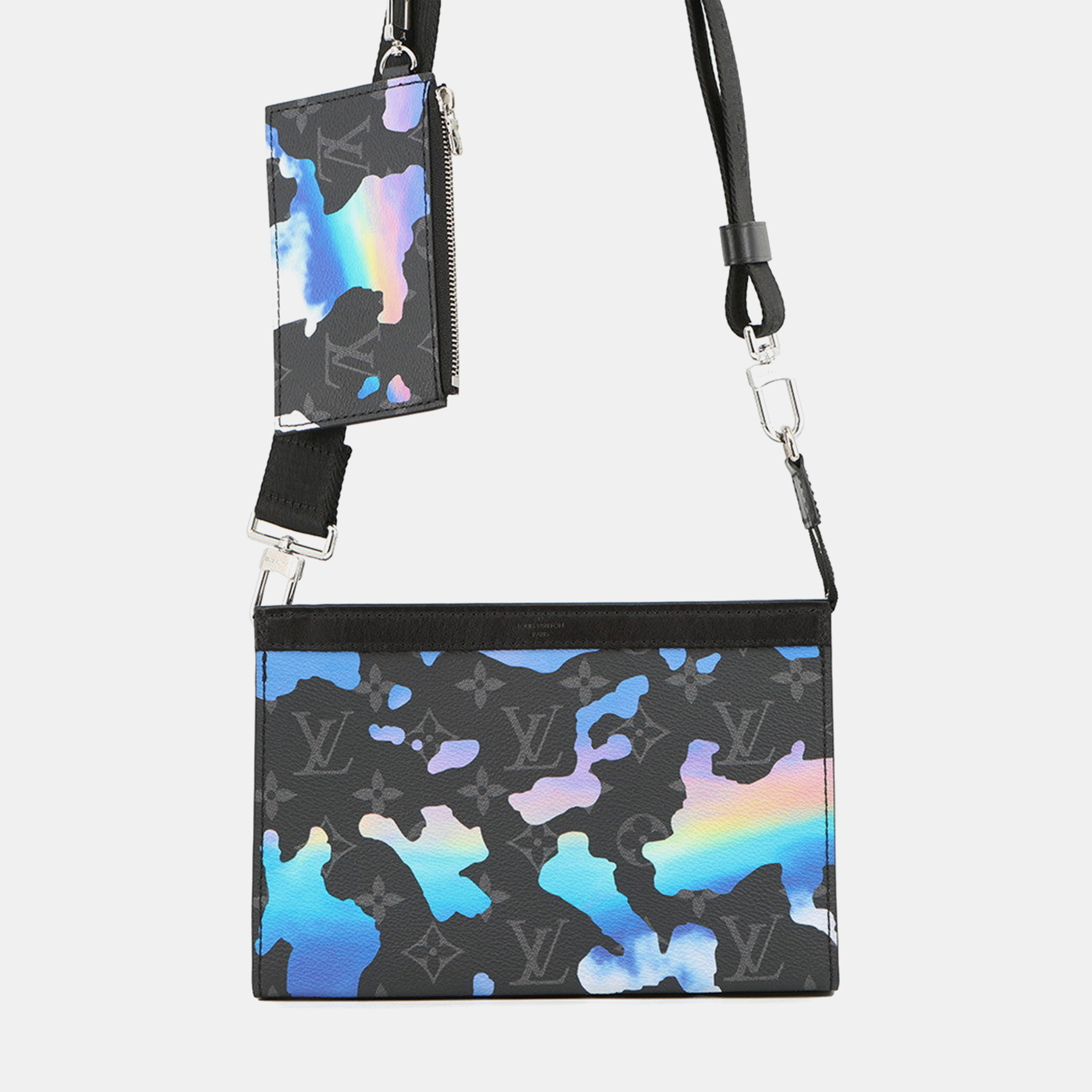 

Louis Vuitton Gaston Wearable Wallet Noir Monogram Eclipse, Black