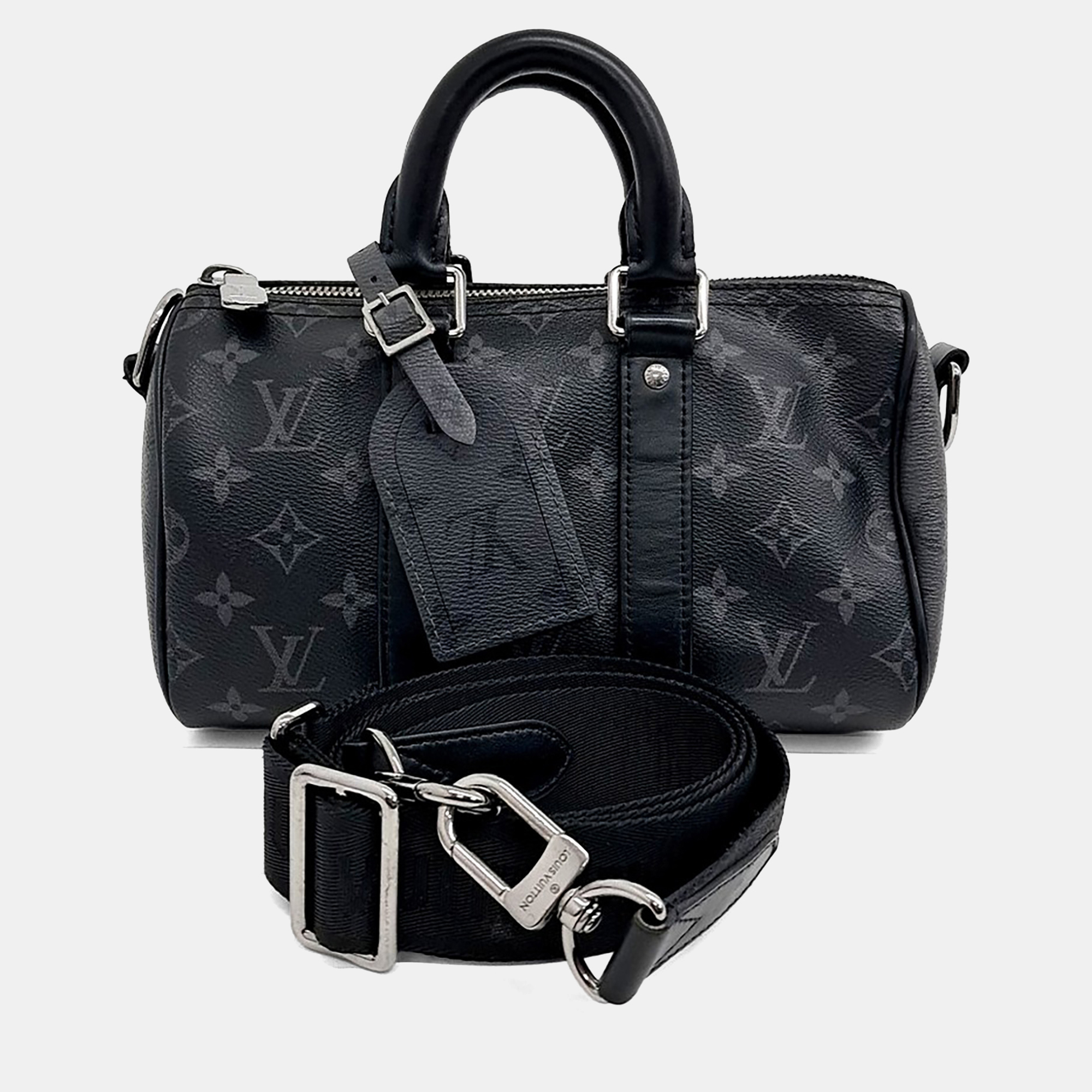 

Louis Vuitton Black PVC City Keepall