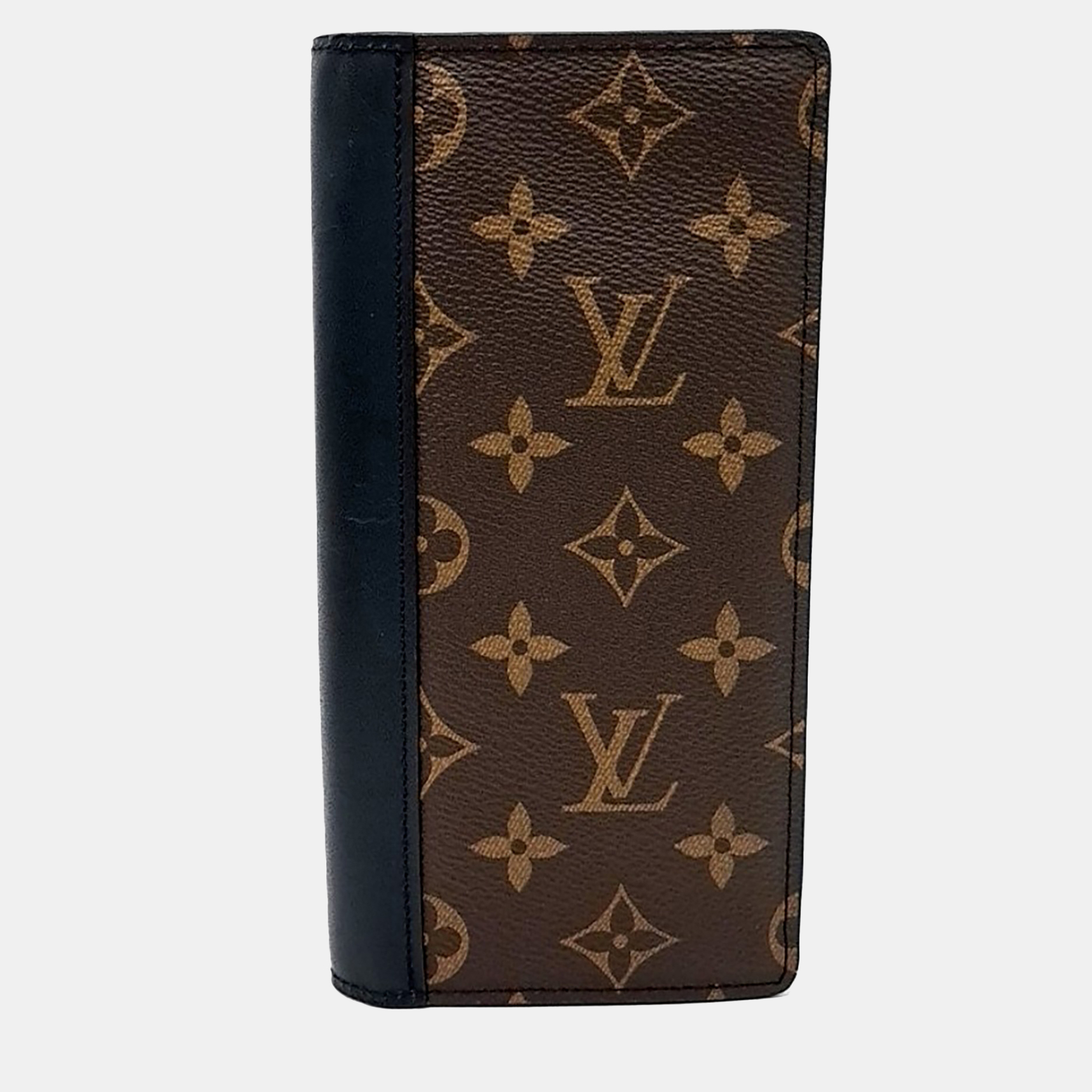 

Louis Vuitton Brown Canvas Macassar Brazza Wallet