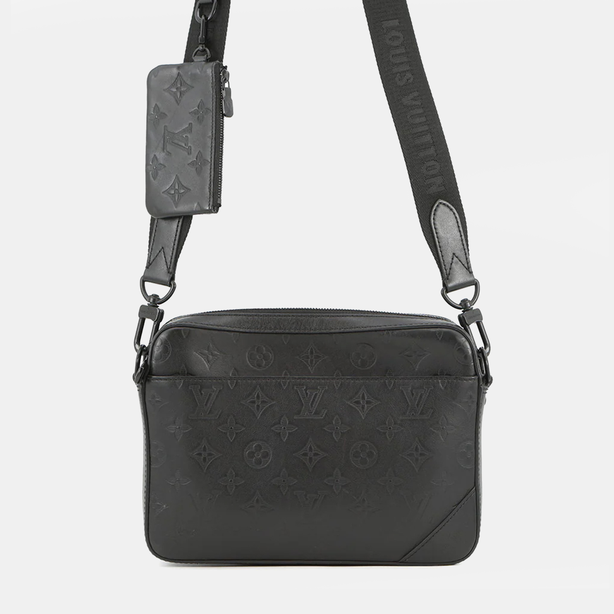 

Louis Vuitton Duo Messenger Noir Monogram Shadow, Black