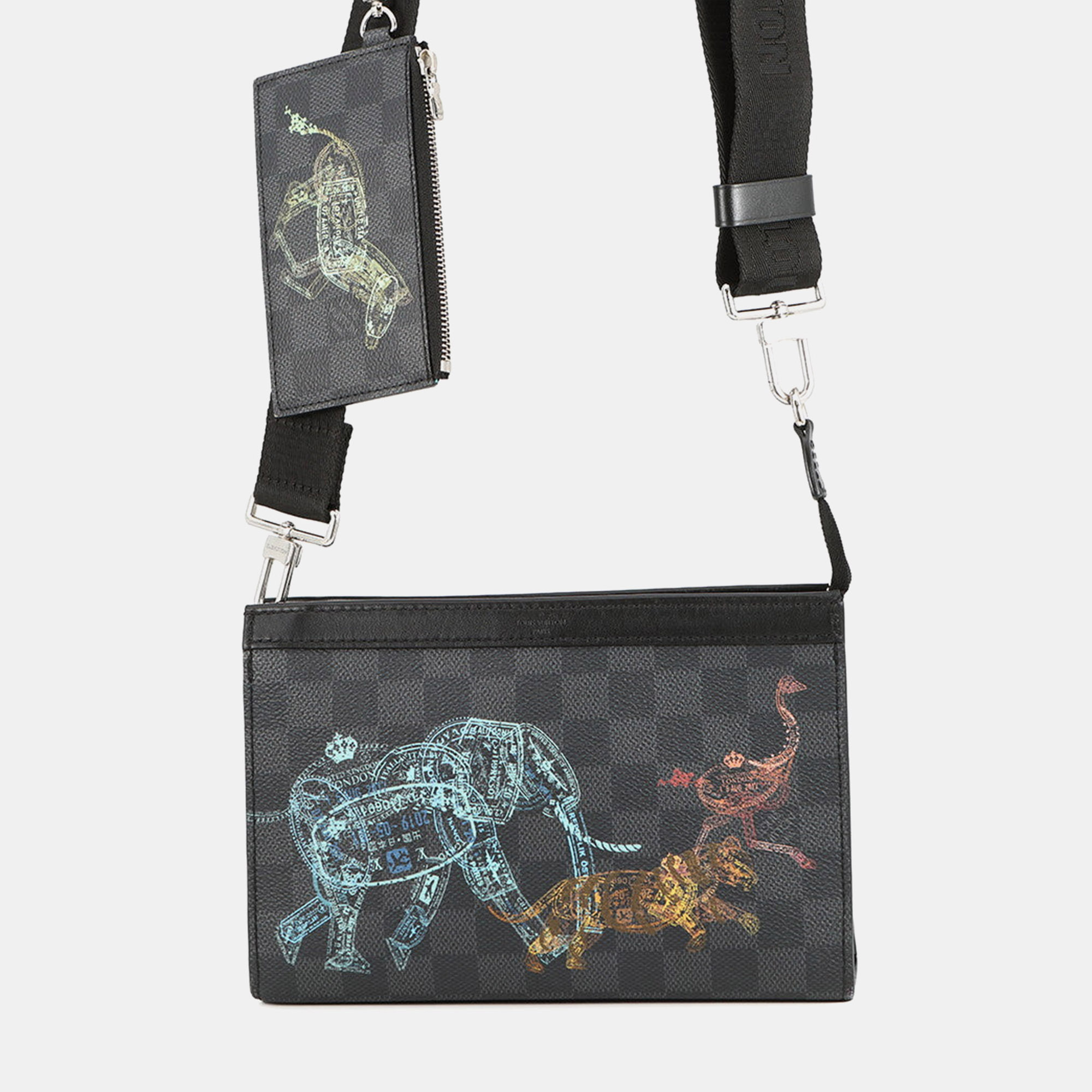 

Louis Vuitton Gaston Wearable Wallet Noir Damier Graphite, Black