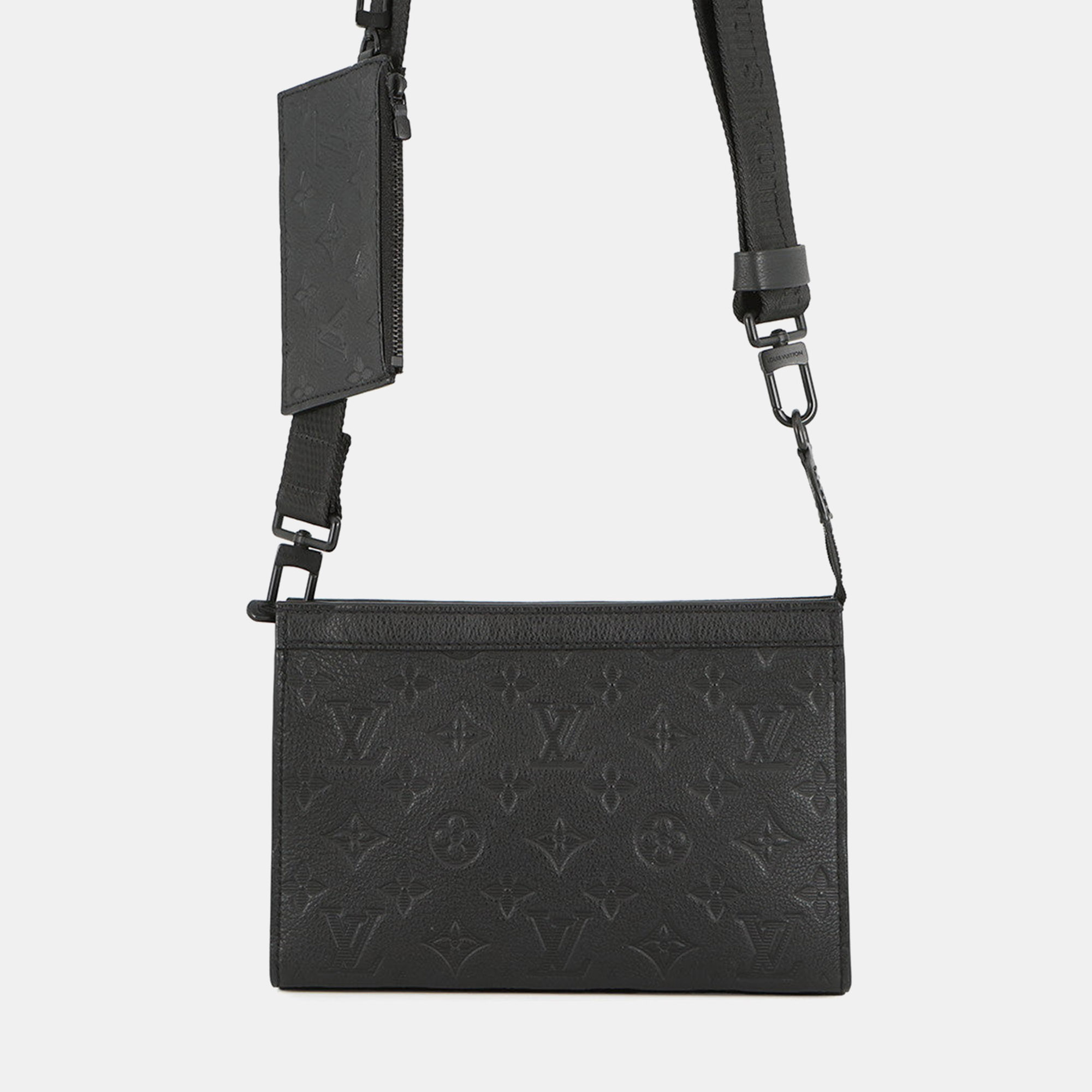 

Louis Vuitton Gaston Wearable Wallet Noir Monogram Shadow, Black