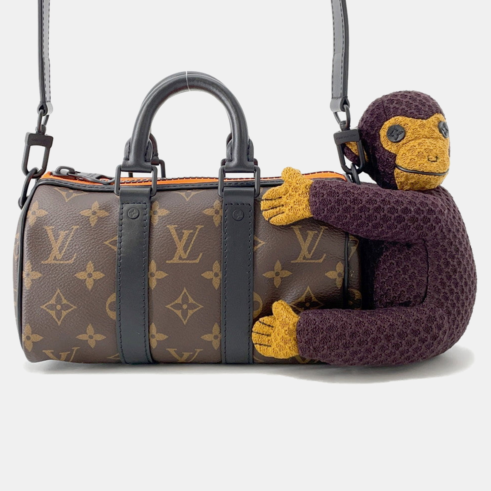 

Louis Vuitton Lv Friend Monkey Keepall Brown Monogram Size