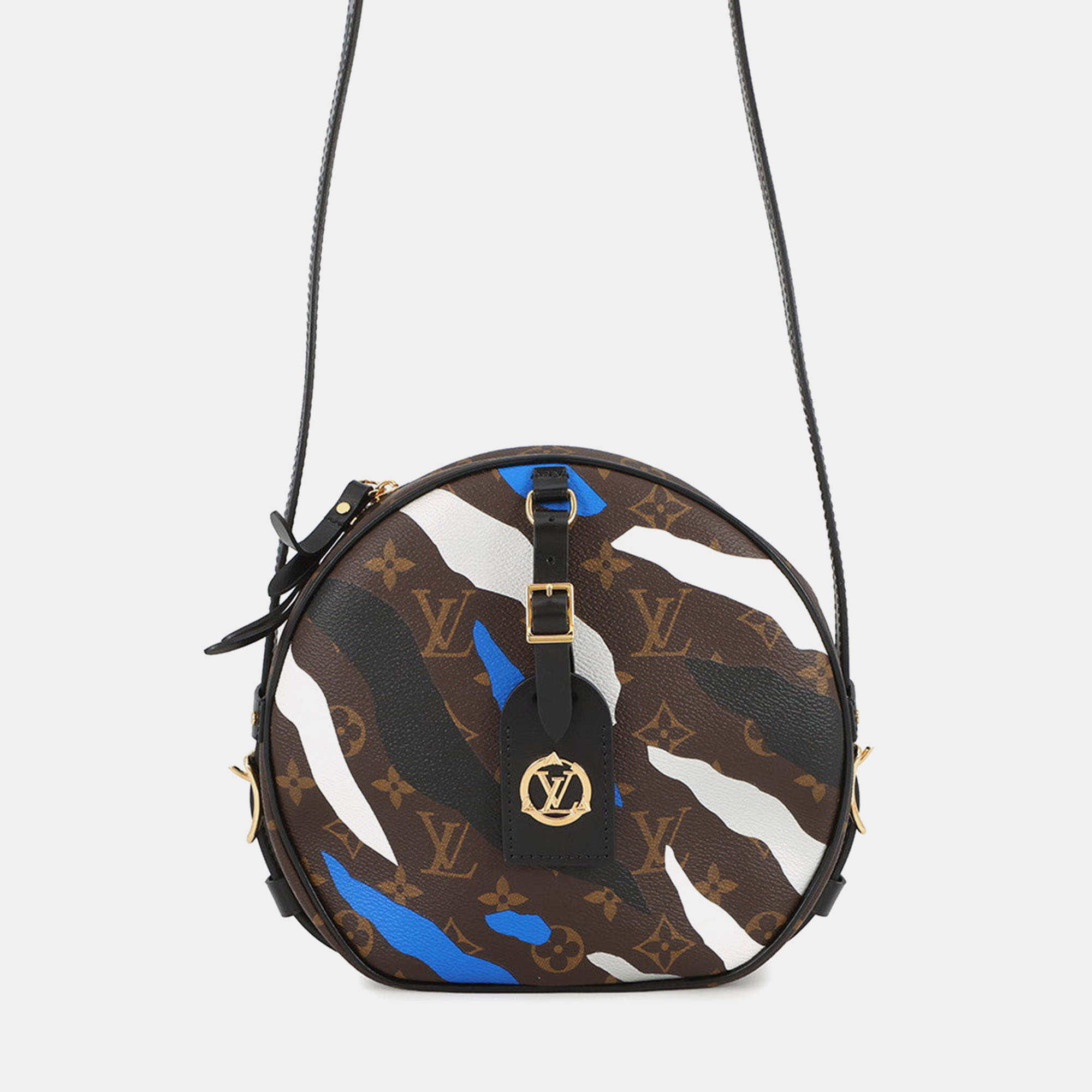 

Louis Vuitton Boite Chapeau Souple Noir/Blue/White Monogram, Multicolor
