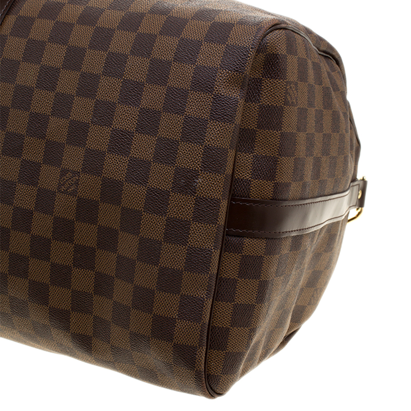 LOUIS VUITTON Damier Ebene Keepall Bandouliere 55 1250474