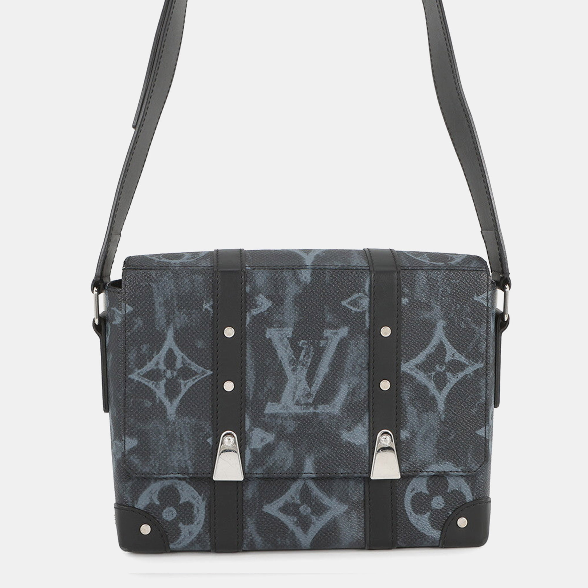 

Louis Vuitton Trunk Messenger Virgil Abloh Noir Monogram / Pastel Size Pm, Black