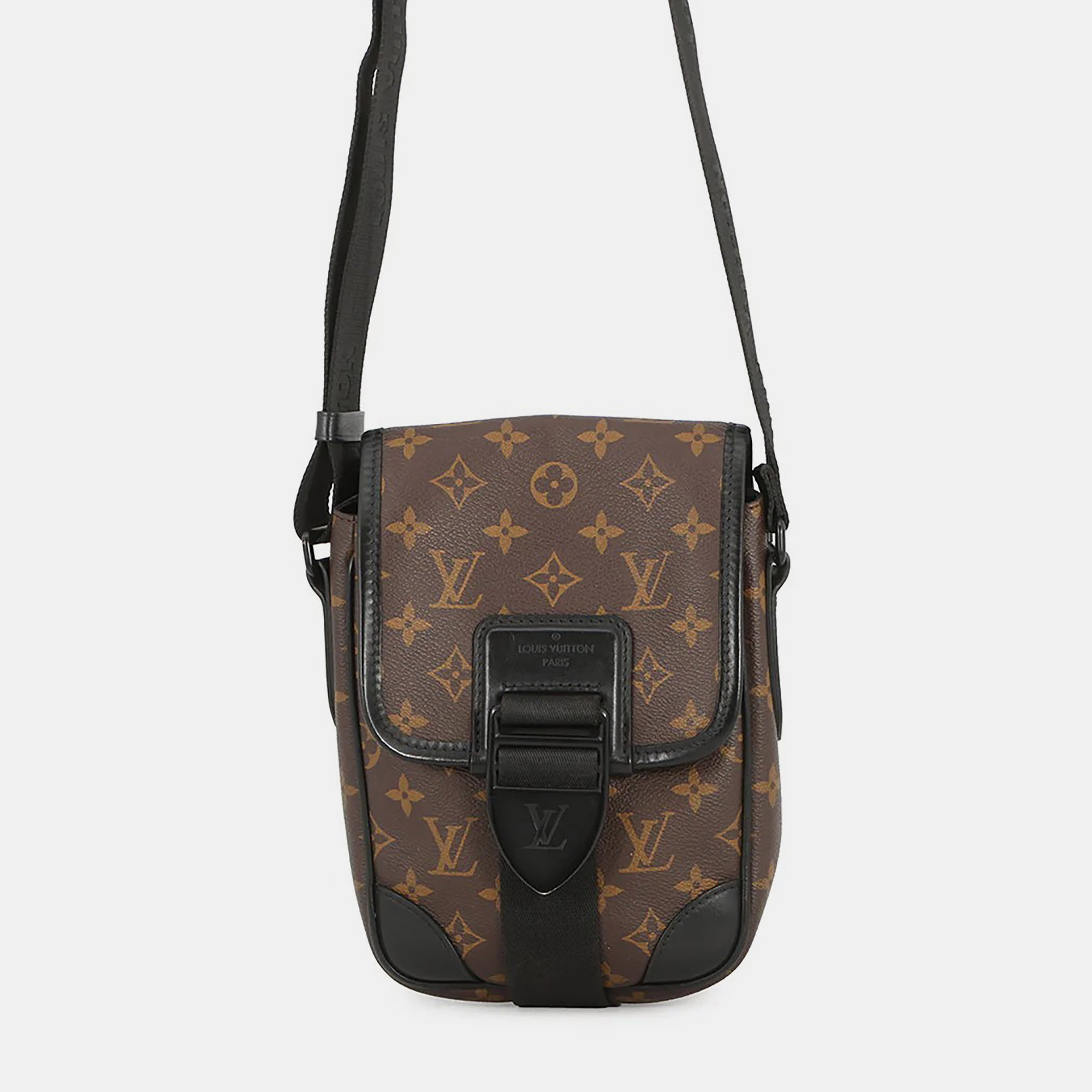 

Louis Vuitton Archie Messenger Noir Monogram Macassar Canvas, Black