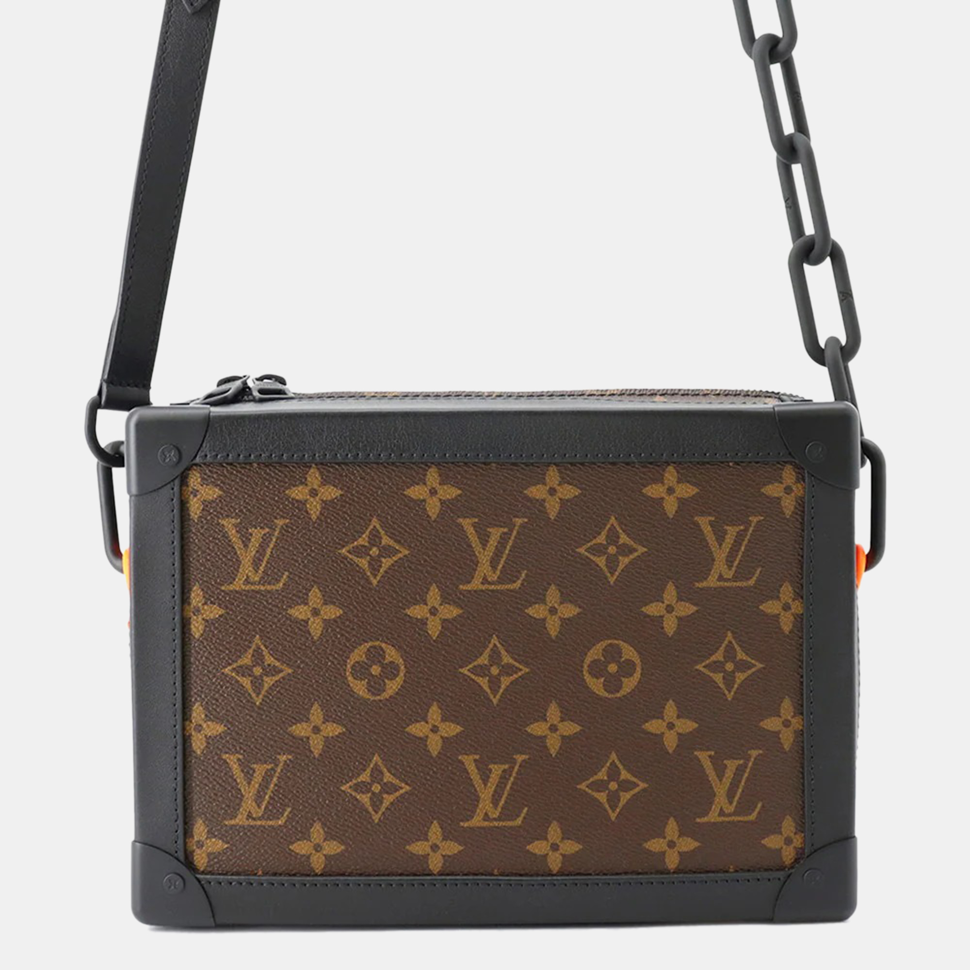 

Louis Vuitton Soft Trunk Noir Monogram / Solar Powered Ray Virgil Abloh, Brown