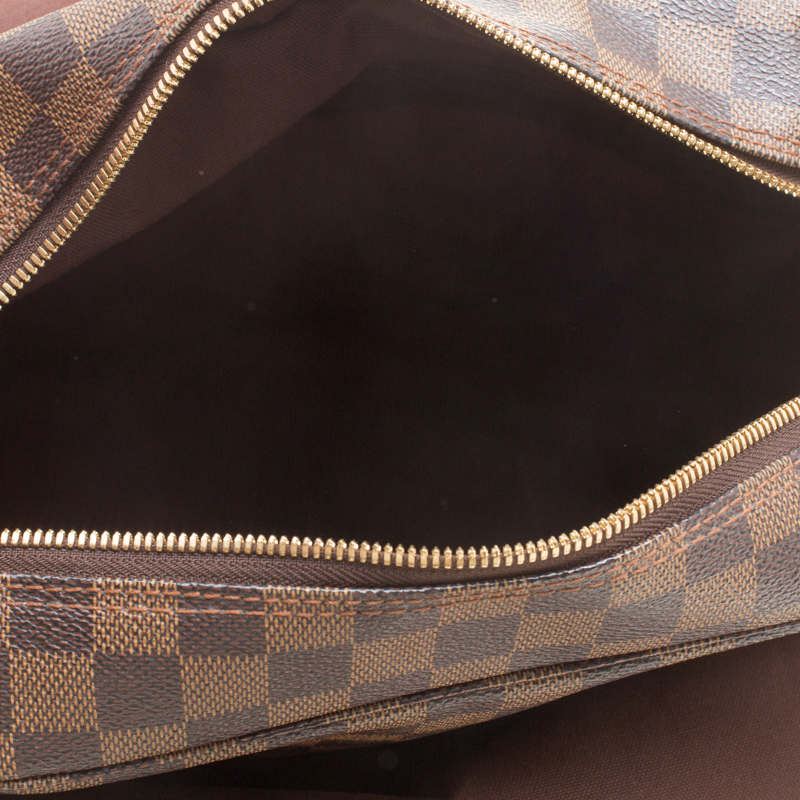 Louis Vuitton Brown Damier Ebene Naviglio Cloth ref.671387 - Joli Closet