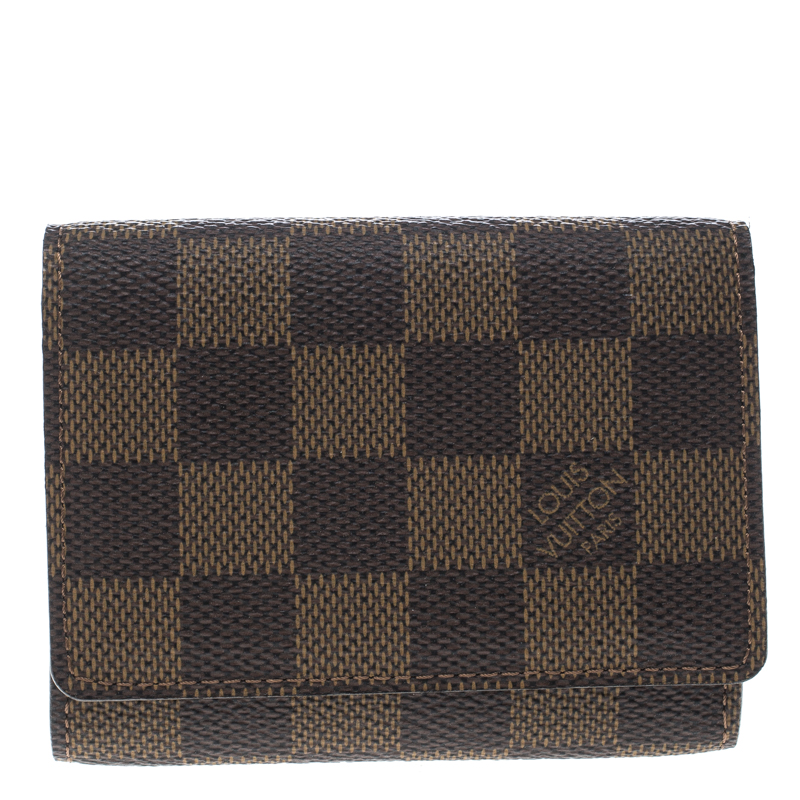 Louis Vuitton Damier Ebene Canvas Business Card Holder