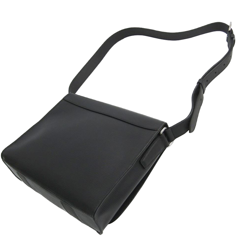 

Louis Vuitton Noir Epi Leather Messenger Bag, Black