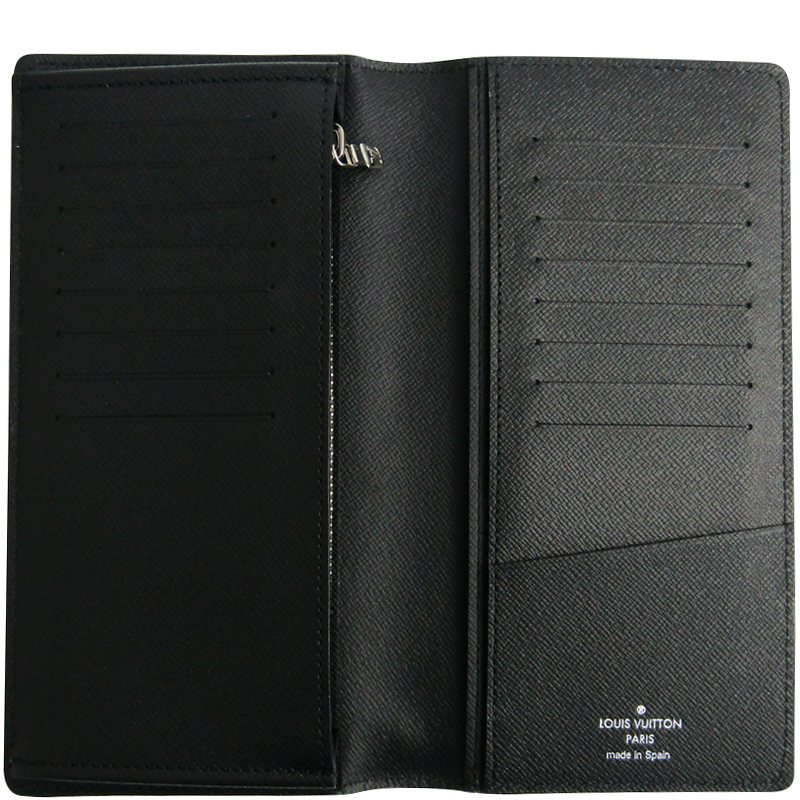 

Louis Vuitton Noir Epi Leather Brazza Wallet, Black