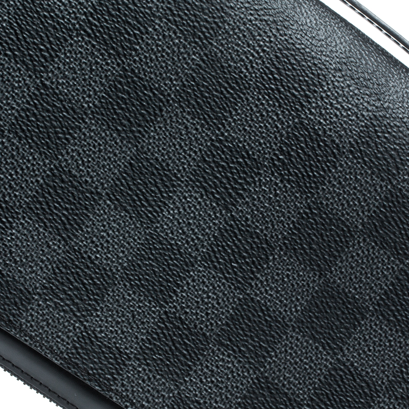Louis Vuitton Zippy Wallet Monogram Eclipse Canvas XL Black 213484168
