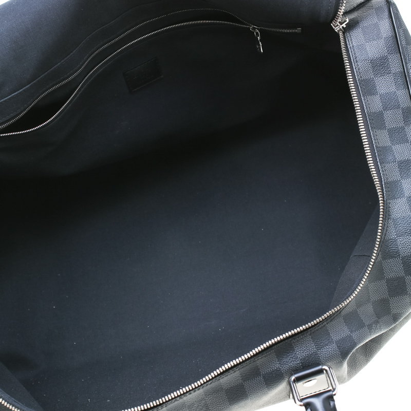 Louis Vuitton Damier Graphite Road Star 50 N48189 Men's Boston Bag