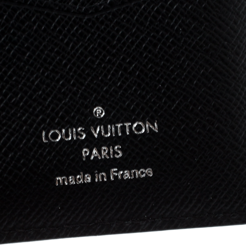 Pocket organizer leather small bag Louis Vuitton Black in Leather - 19627502