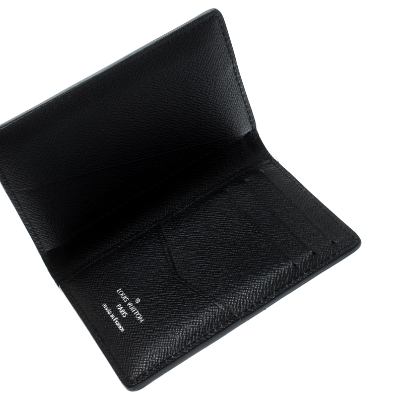 Louis vuitton pocket organizer/Card Holder in Black Epi Leather ref.1017592  - Joli Closet