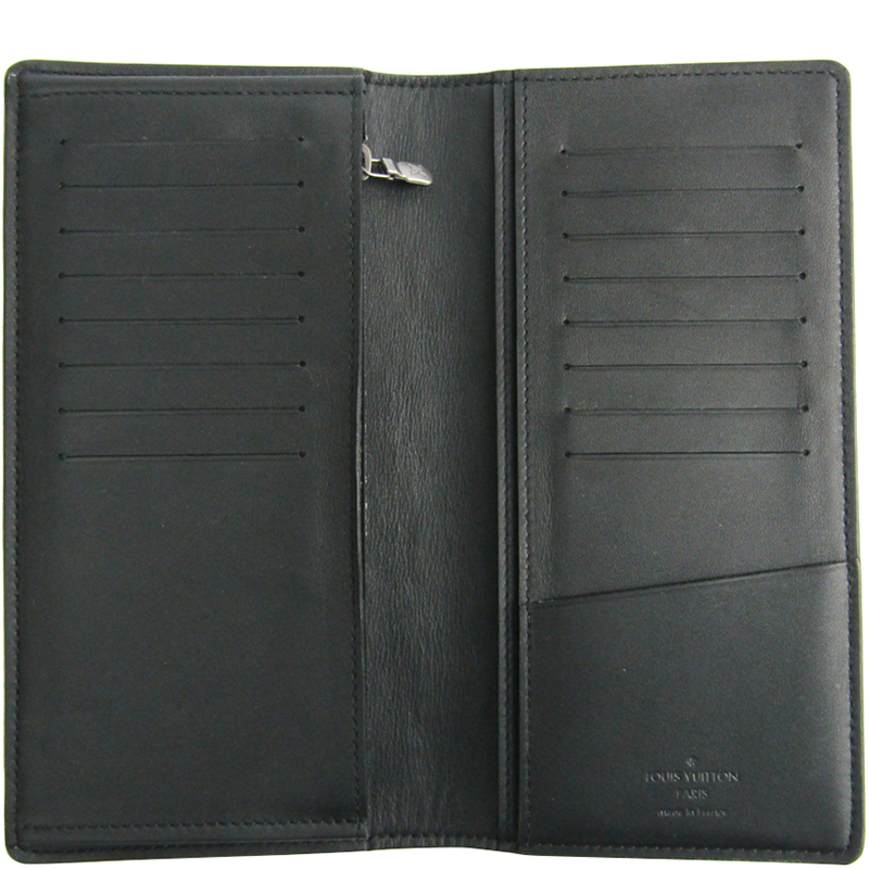 

Louis Vuitton Damier Infini Leather Brazza Wallet, Black