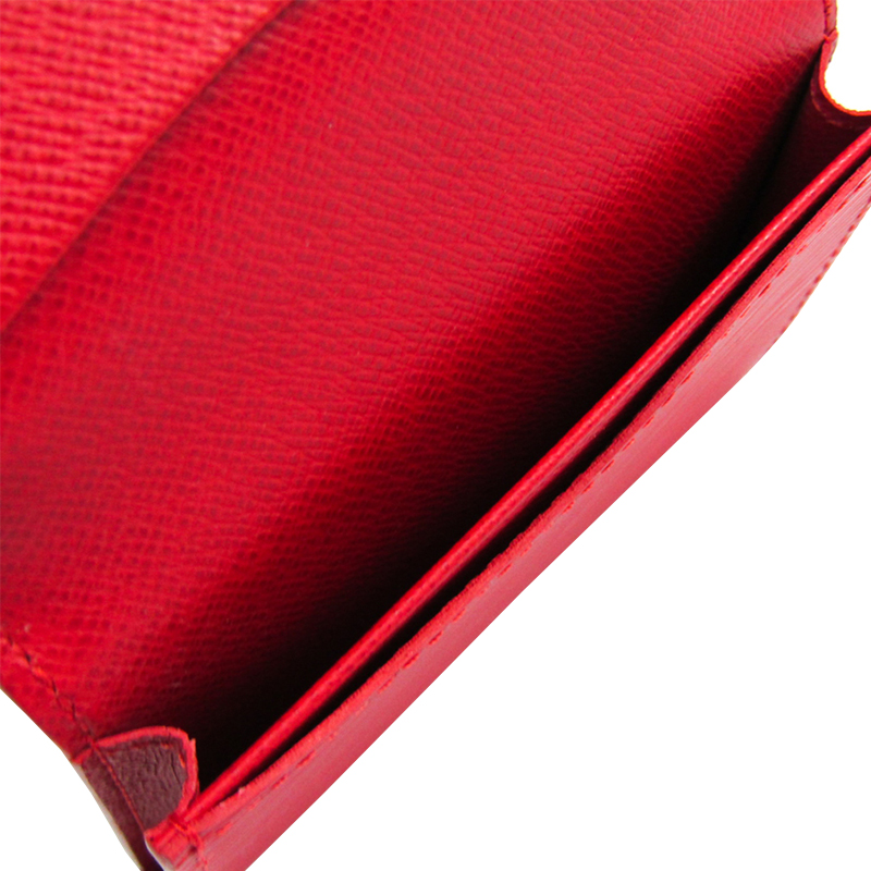 

Louis Vuitton Rouge Epi Leather Business Card Case, Red