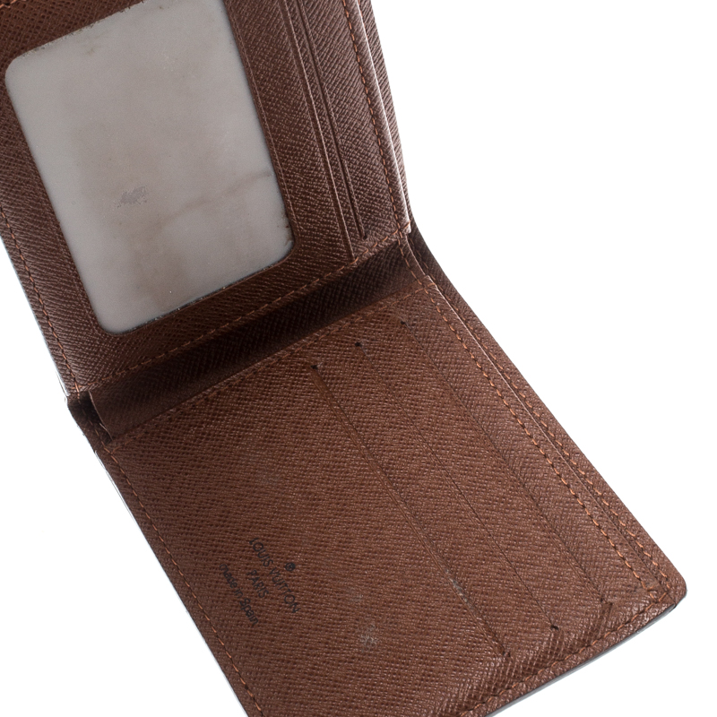 

Louis Vuitton Monogram Canvas Bifold Wallet, Brown