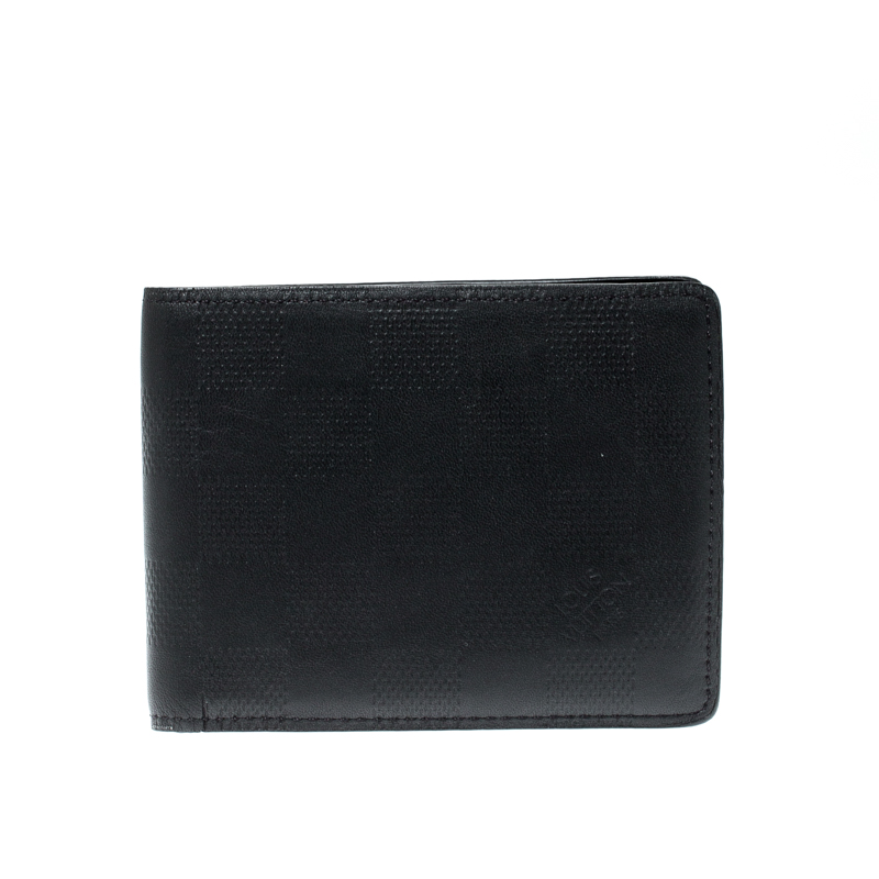 Louis Vuitton Black Damier Infini Leather Multiple Wallet