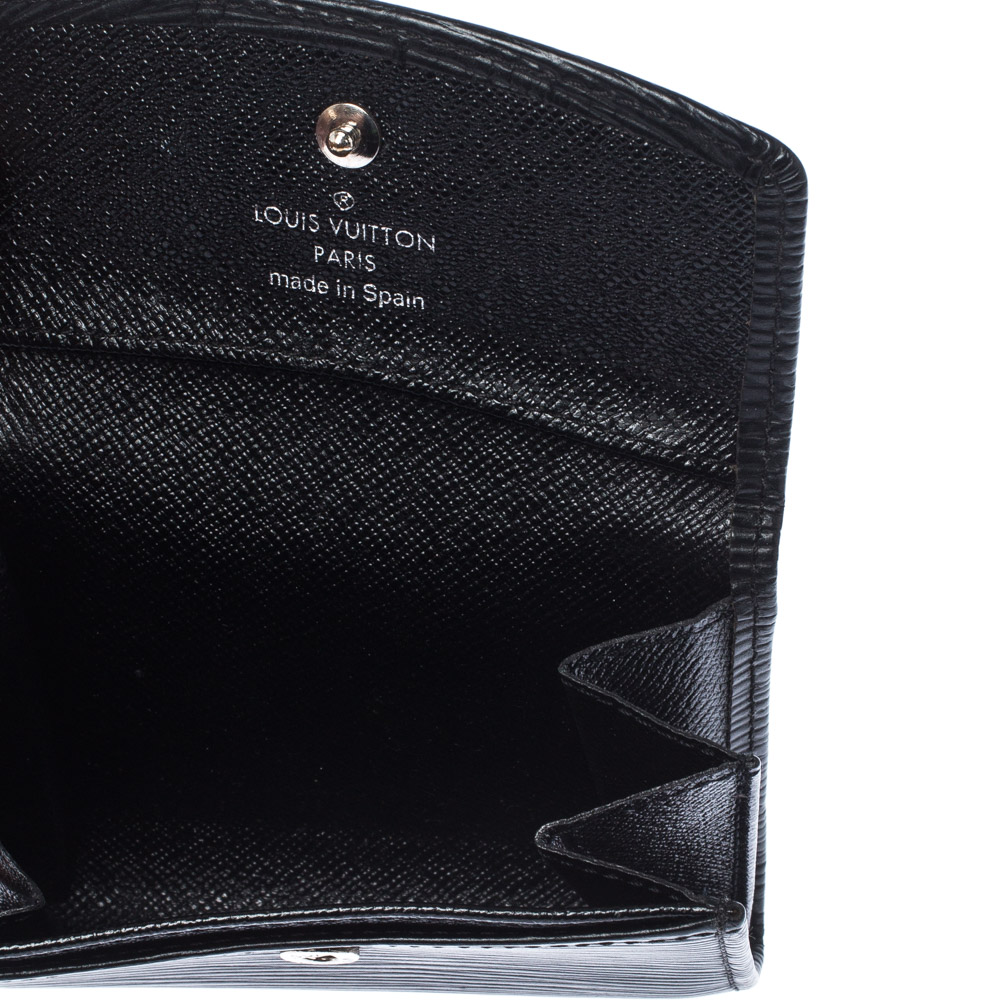 

Louis Vuitton Black Epi Leather Business Card Holder