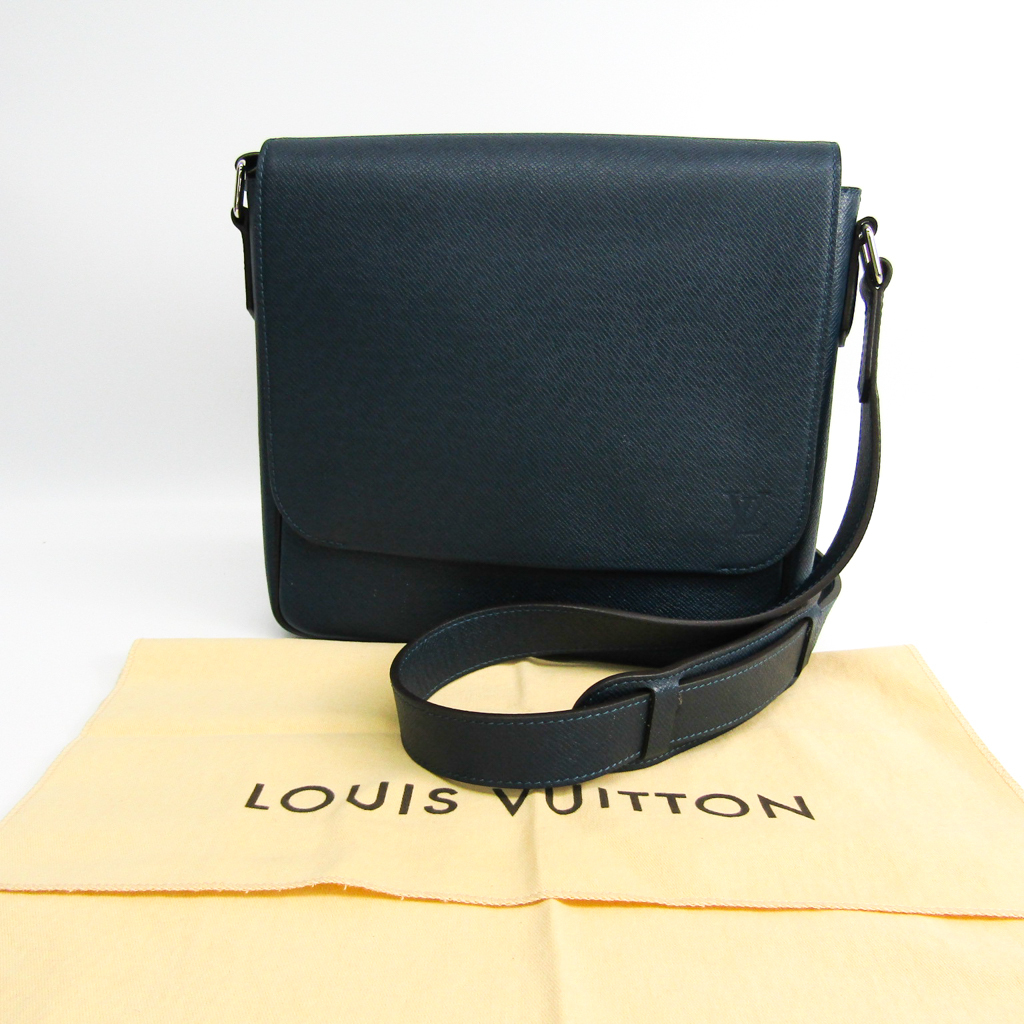 Louis Vuitton Ocean Taiga Leather Roman Mm Bag