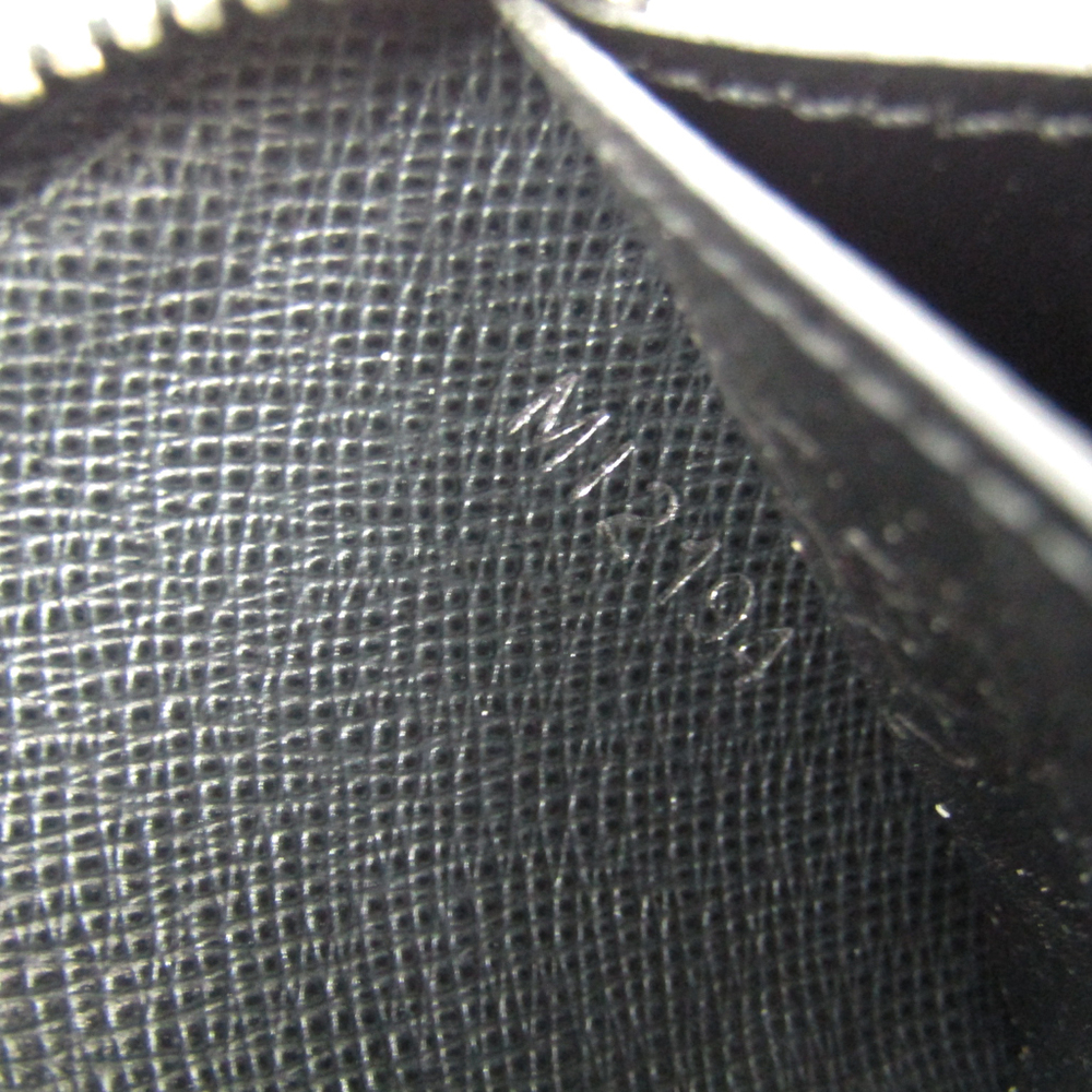 Louis Vuitton Zippy Coin Purse Taiga Leather Vertical Black 88652164