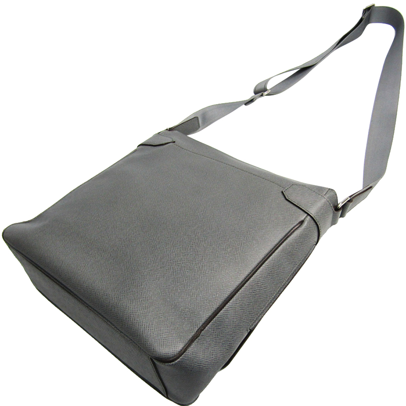 

Louis Vuitton Glacier Taiga Leather Roman MM Bag, Grey