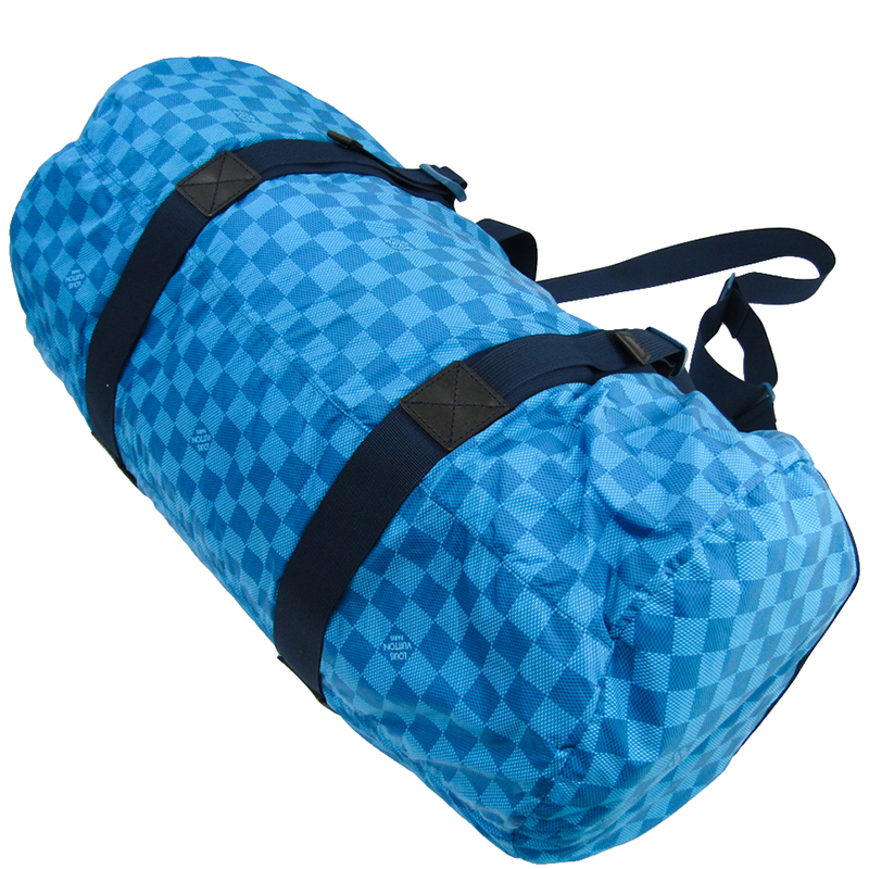 

Louis Vuitton Blue Damier Nylon Aventure Practical Boston Bag