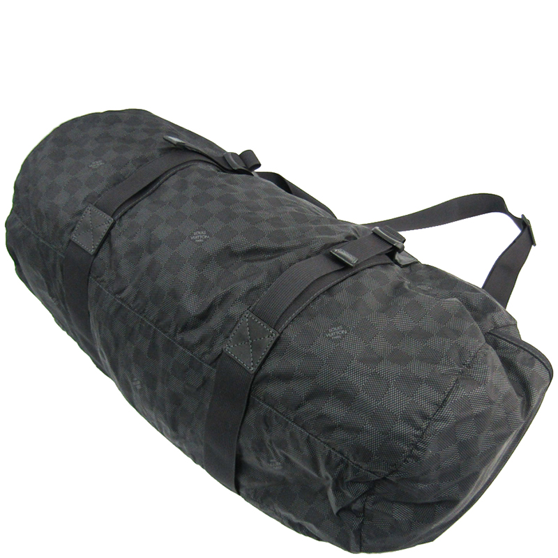 

Louis Vuitton Noir Damier Nylon Aventure Practical Boston Bag, Black
