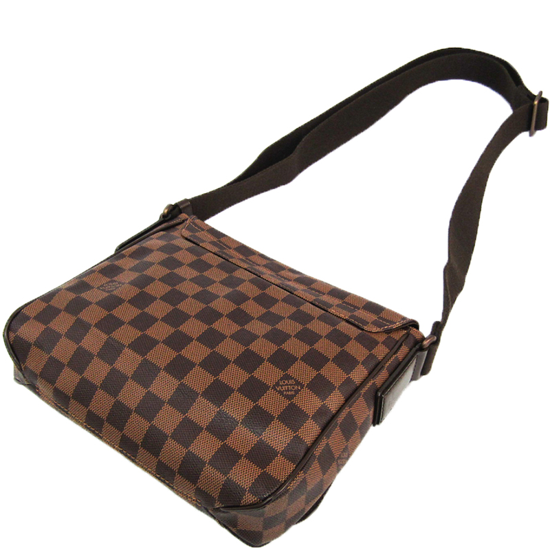 

Louis Vuitton Damier Ebene Canvas District PM Bag, Brown