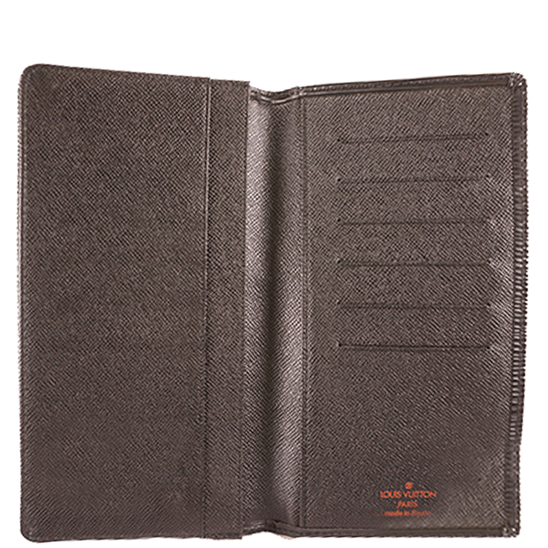 

Louis Vuitton Noir Epi Leather Porte Bill Wallet, Black