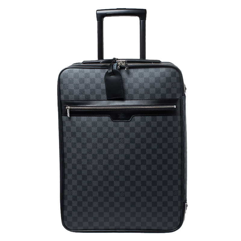 Louis Vuitton Soft Duffle Horizon Damier Graphite 2R 55 Gray in Canvas with  Silver-tone - US