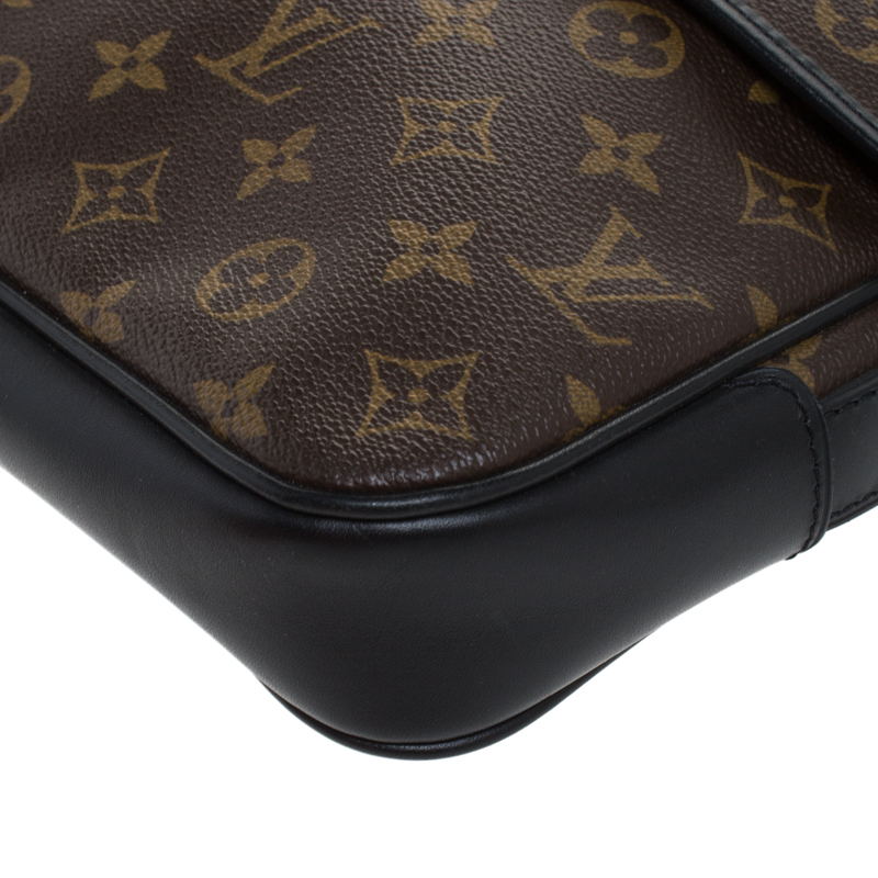Louis Vuitton Monogram Macassar Canvas Bass MM Messenger Bag - Yoogi's  Closet