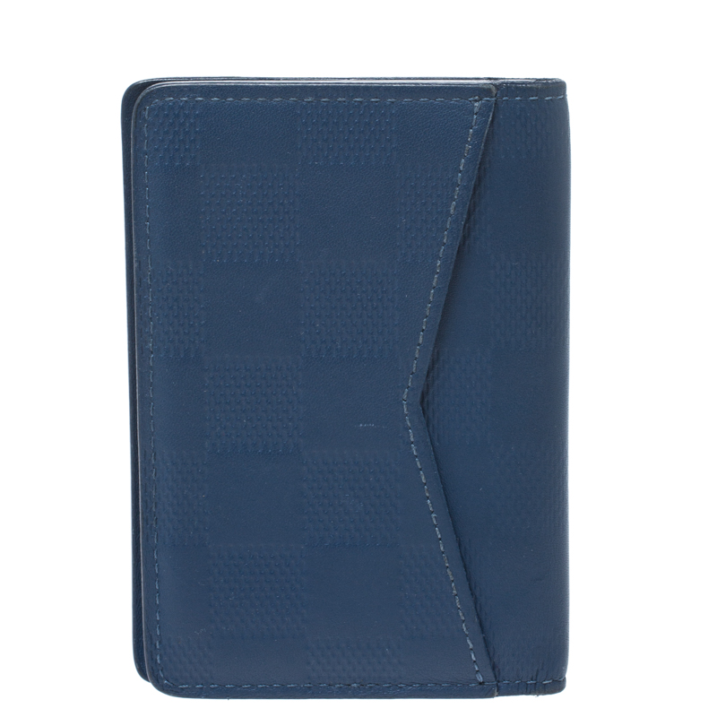 Louis Vuitton Blue Infini Damier Pocket Organizer – Savonches